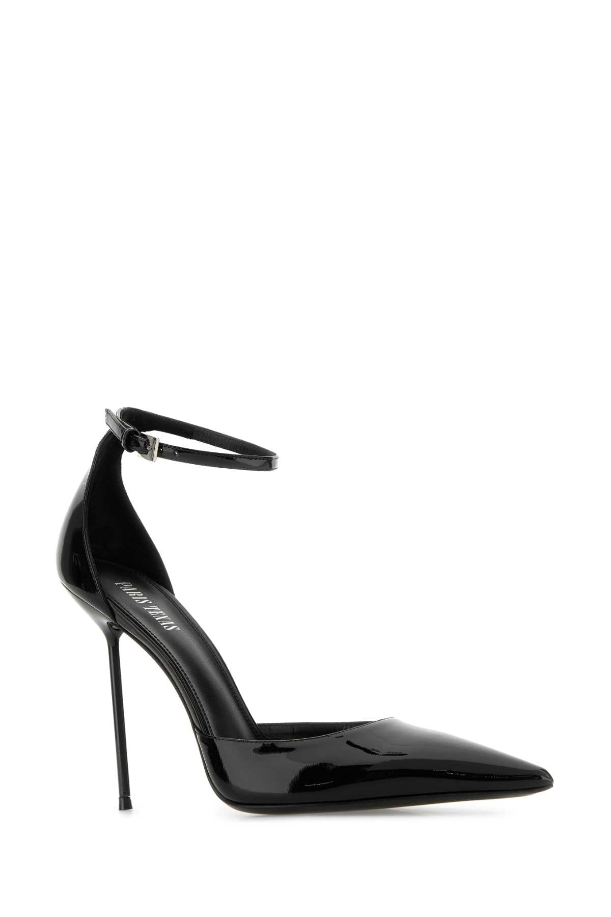 Black Leather Lidia Pumps Scarpe Con Tacco