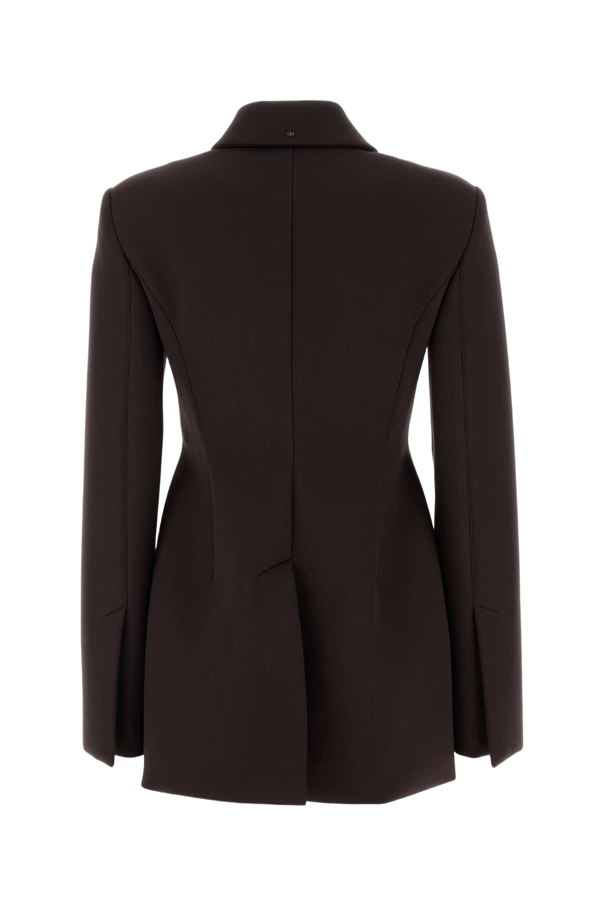 Aubergine Polyester Blend Bacio1234 Blazer Caffe` Giacche E Gilet