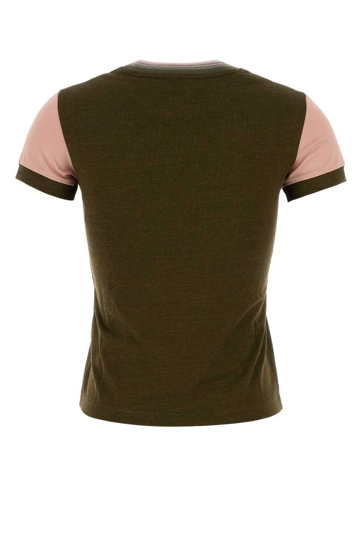 Khakigreen Exterior: Cotton Viscose T-shirt