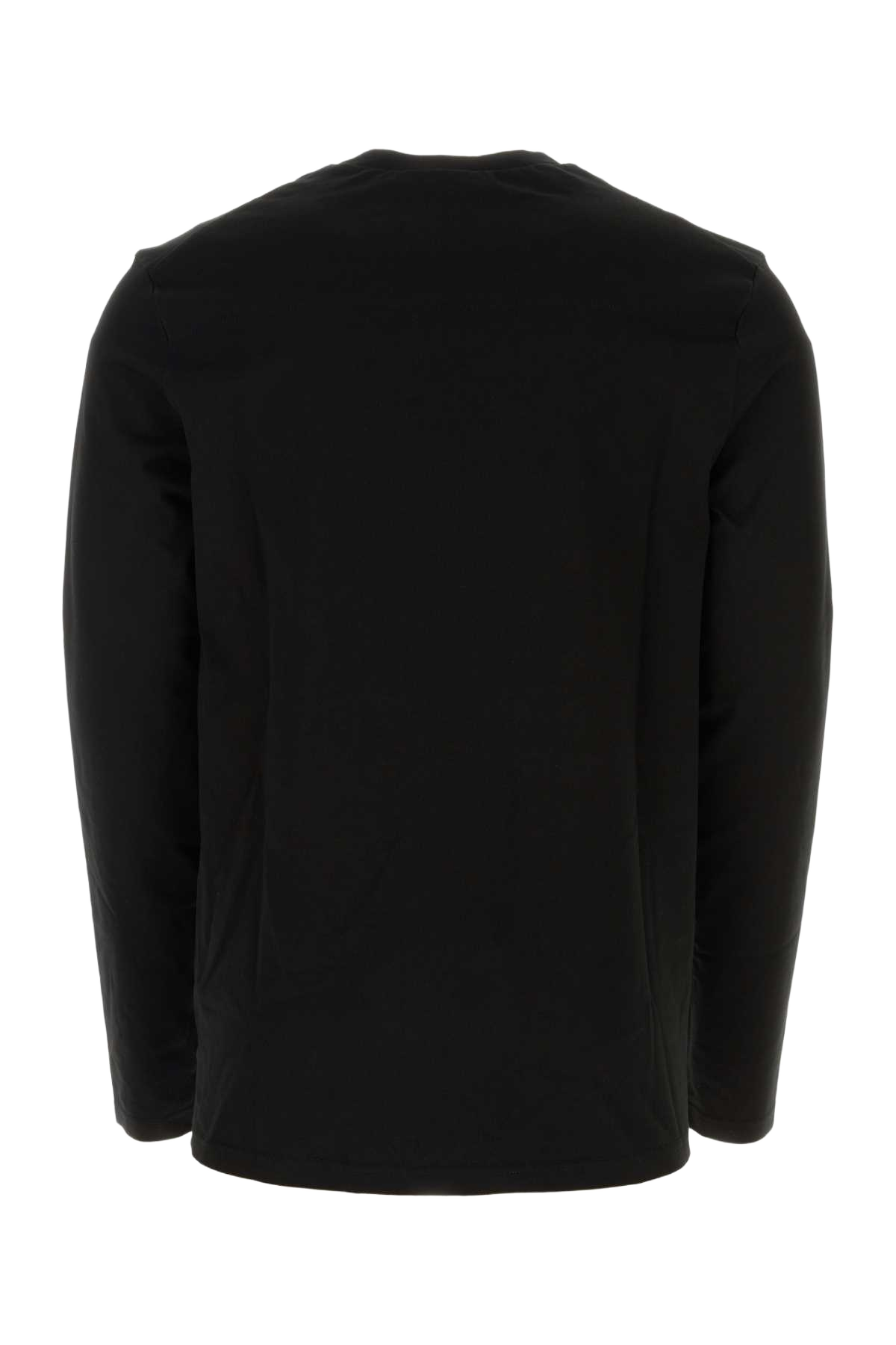 Black Cotton T-Shirt 001 Exterior