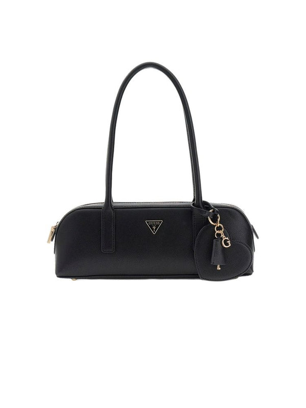 Guess 100% Polyurethane shoulder bag in black — view 3
