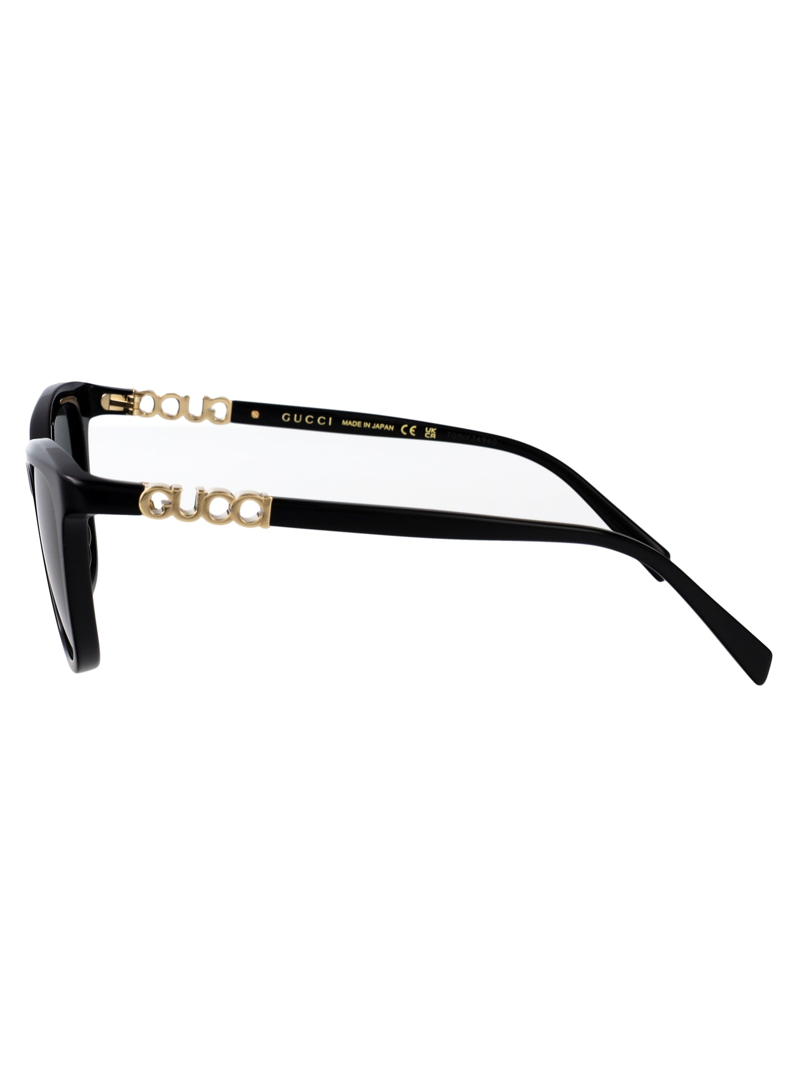Gg2032s 001 Black-black-grey Acetate Sunglasses