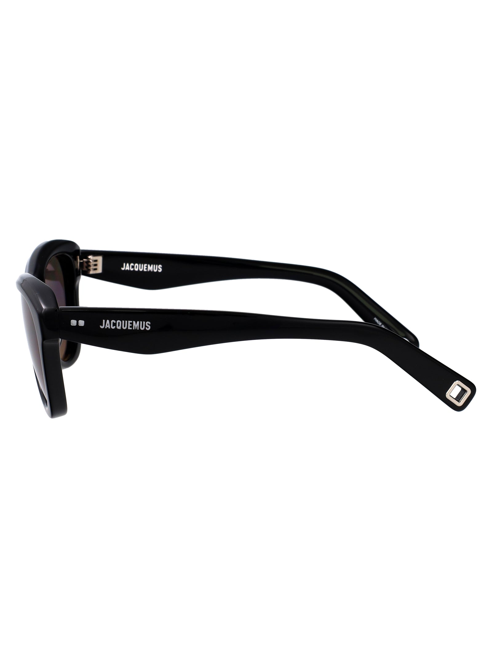 Palmier Black/ Silver/ Grey Acetate Sunglasses