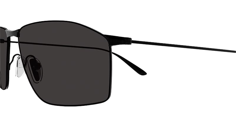 Bb0413s-001 - Black Metal Sunglasses