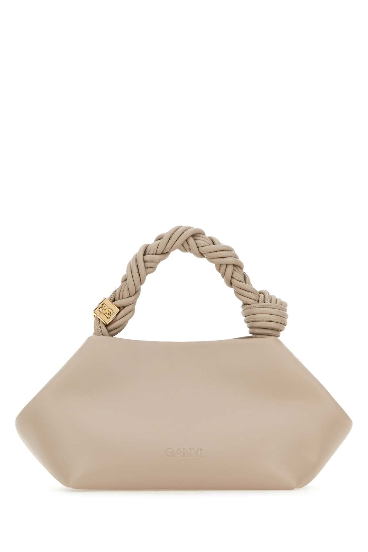Oystergray Recycled Leather Pu Polyester Borse A Mano