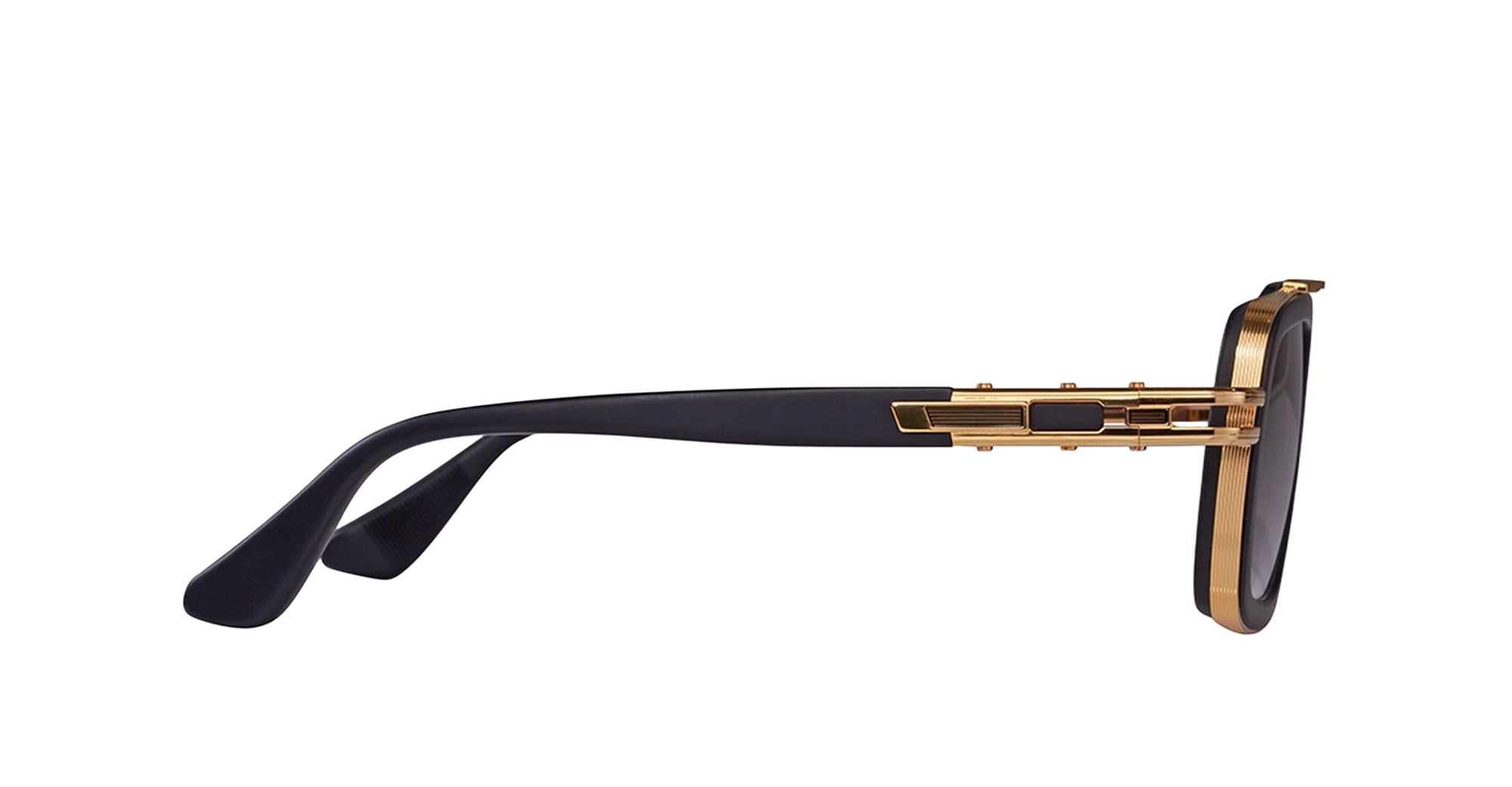 Lxn-Evo - Matte Black Yellow Gold Nd Titanium Sunglasses