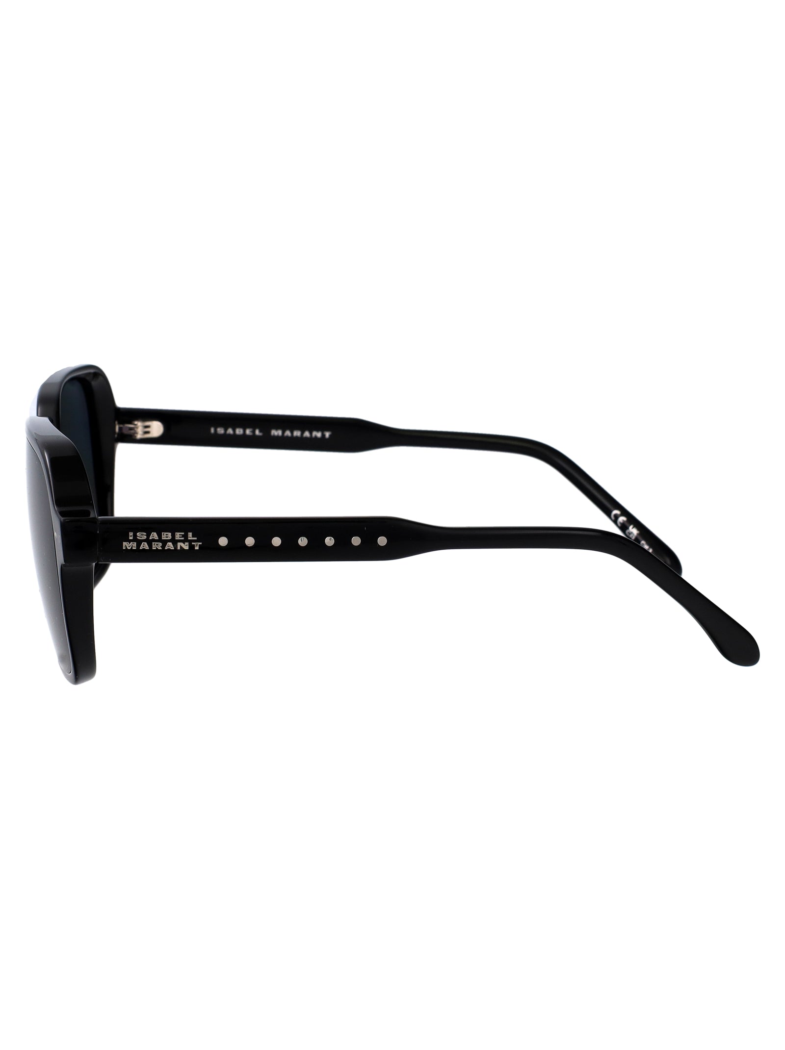 Im 0242-S 807 Black Acetate Sunglasses