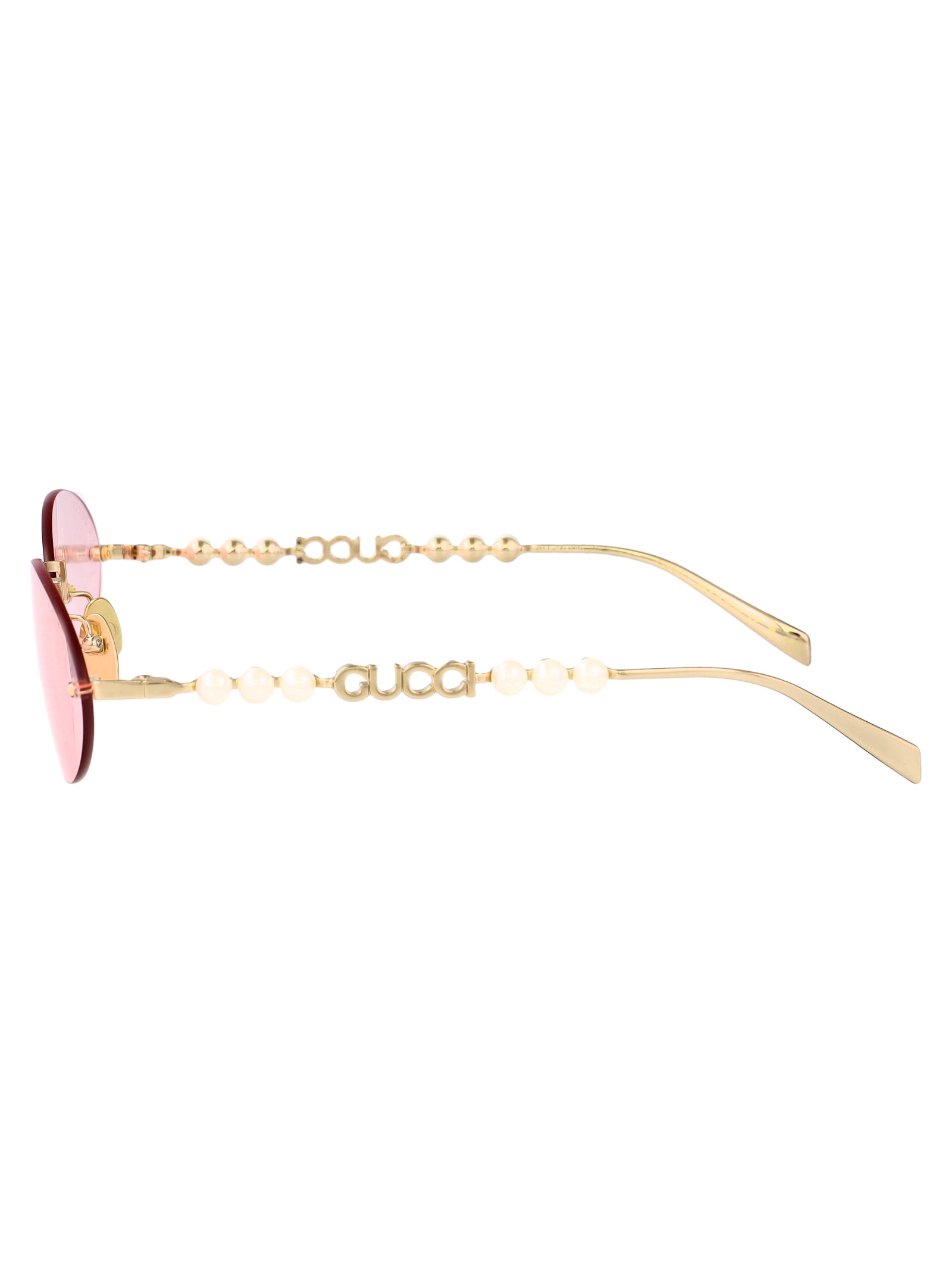 Gg1922s 004 Gold-gold-pink Metal Sunglasses
