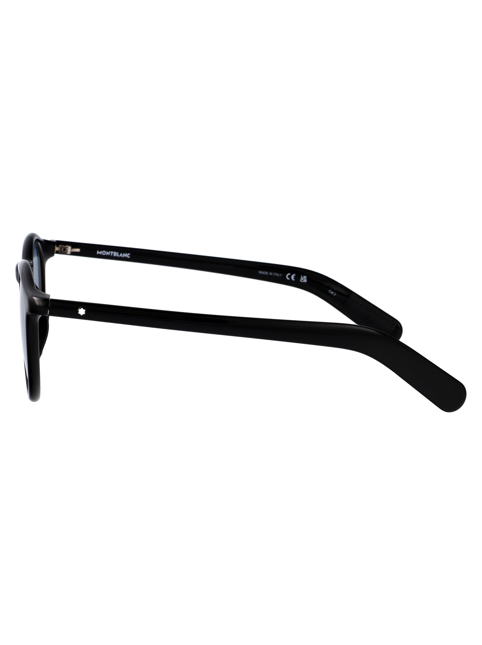 Mb0353s 007 Black-black-blue Recycled Injected Acetate Sunglasses