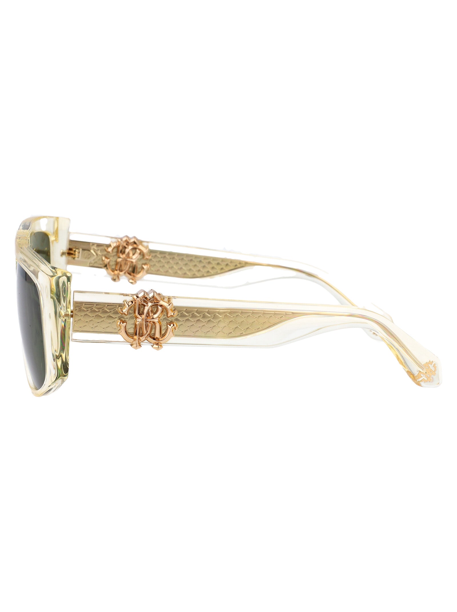 SRC038M Giallo Soia Trasparente Acetate Sunglasses