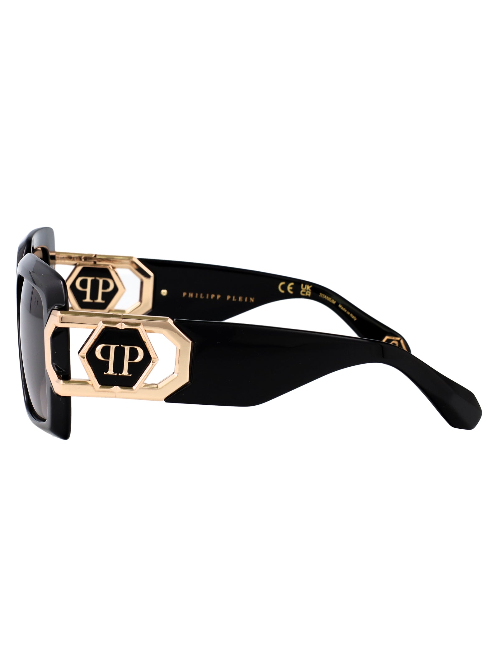 Spp159 0700 Nero Lucido Titanium Sunglasses