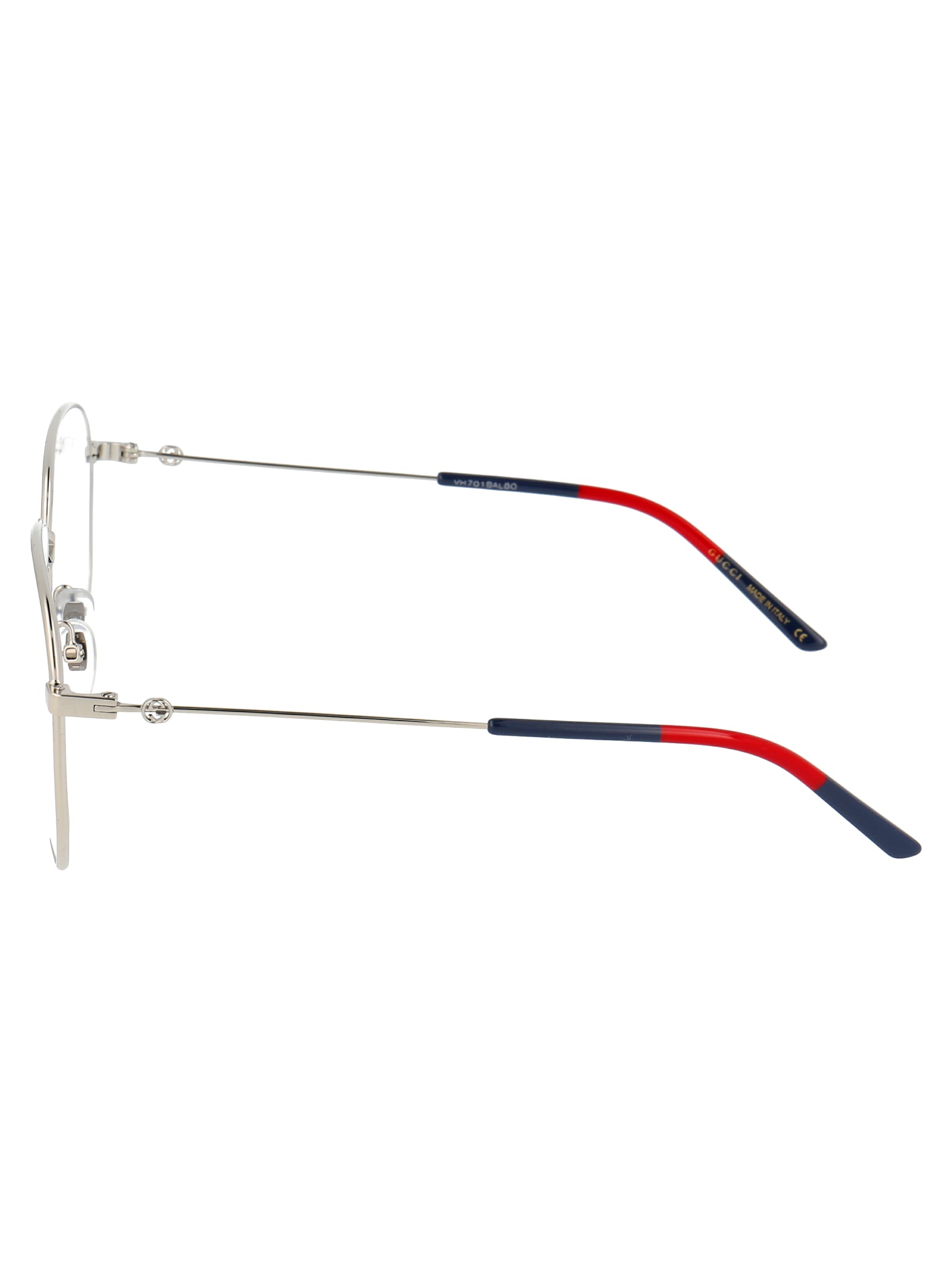 GG0396O 003 Gold Transparent Metal Optical