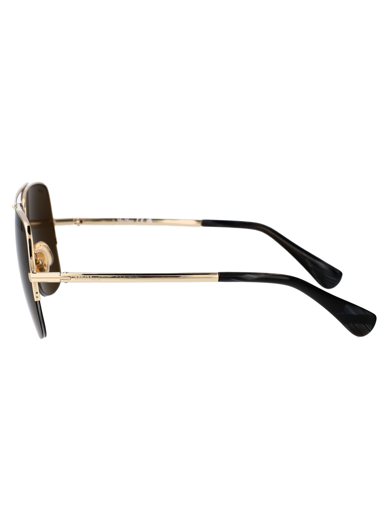 Mm0121-S 32n Gold Black Metal Sunglasses