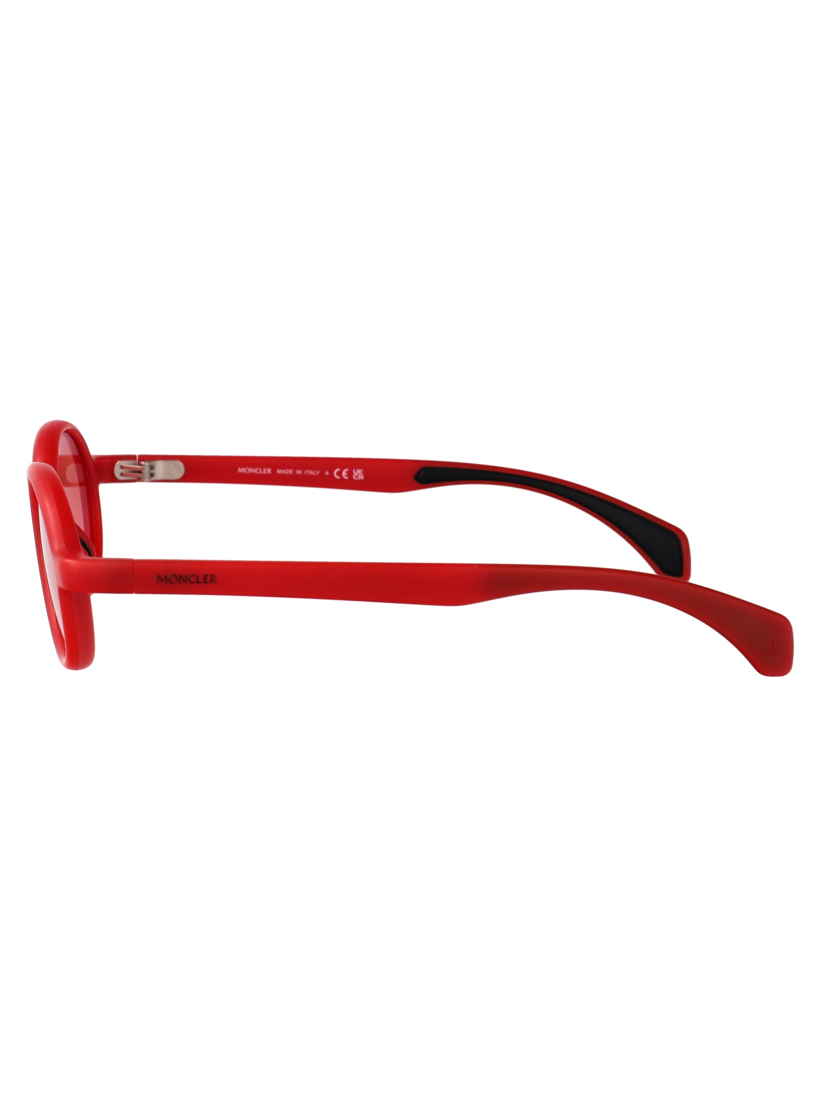0me8006 5005f5 Matte Milky Red Injected Sunglasses