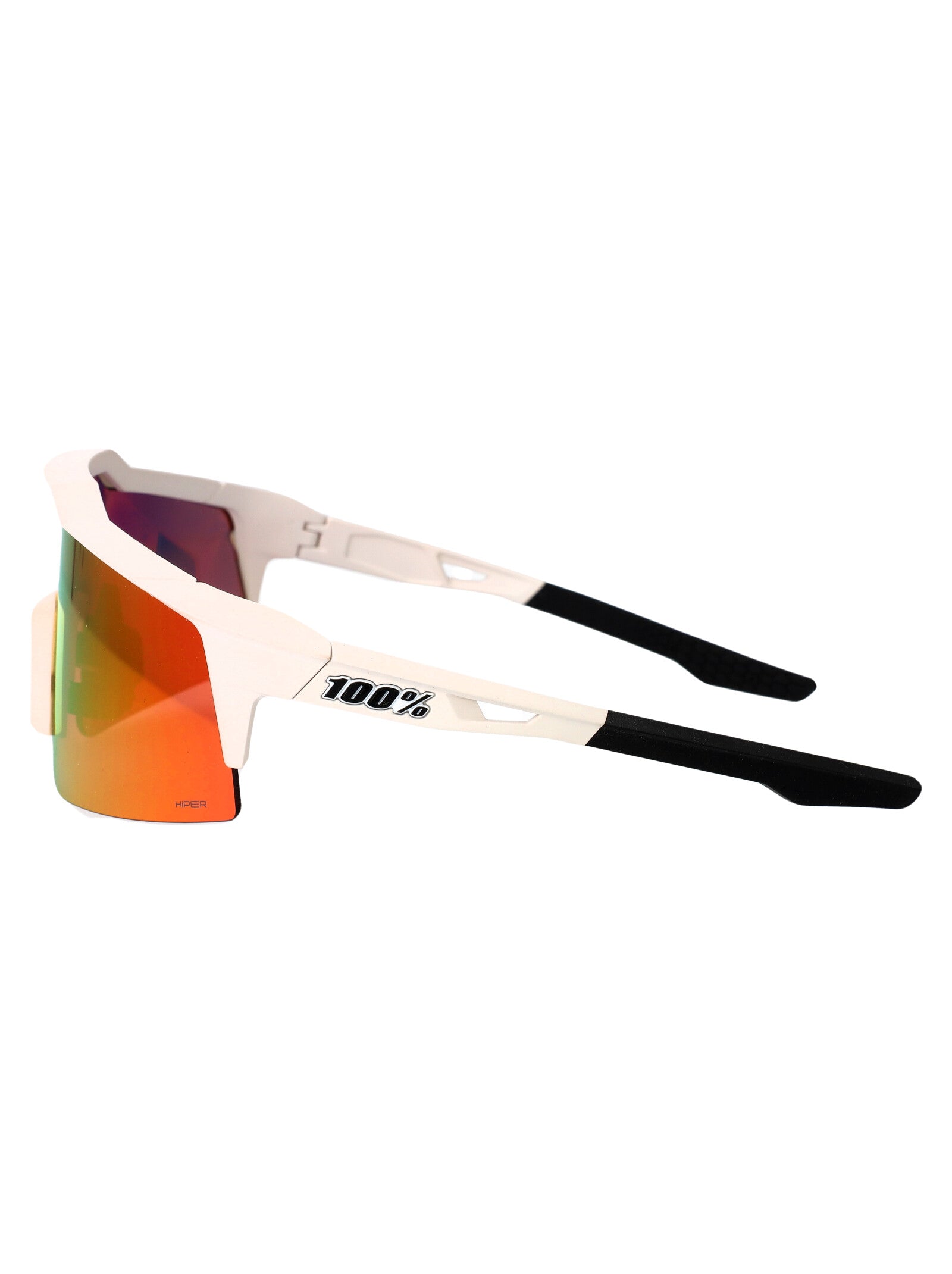 60008-00004 00004 Soft Tact Off White - Hiper Red Multilayer Mirror Lens Acetate Sunglasses
