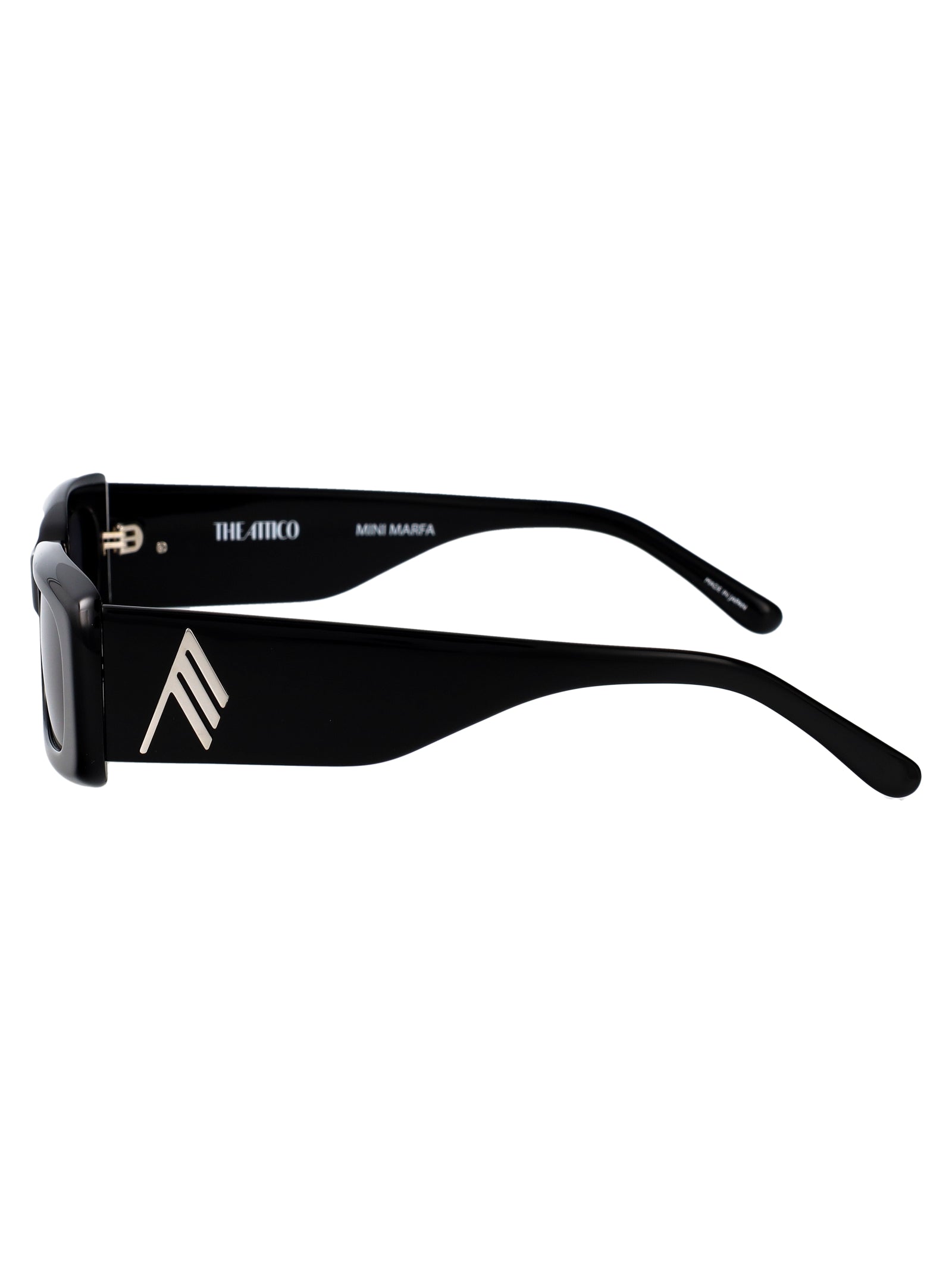 Attico16c23sun C23 Black/ Silver/ Grey Acetate Sunglasses