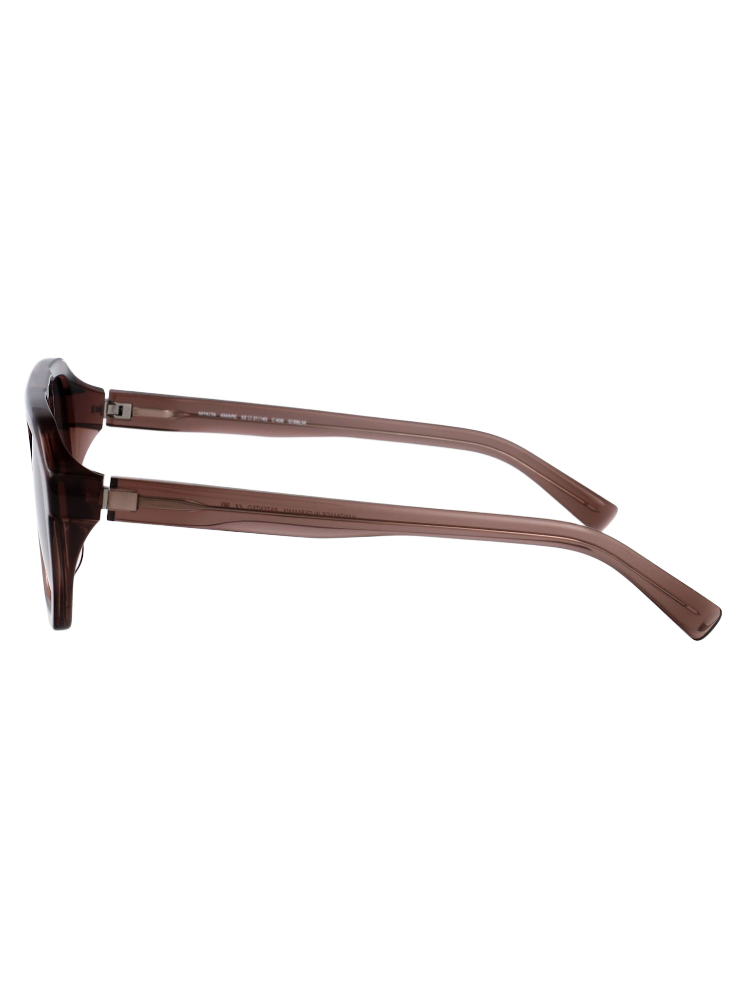 Amare C204-maroon/shiny Silver Acetate Sunglasses
