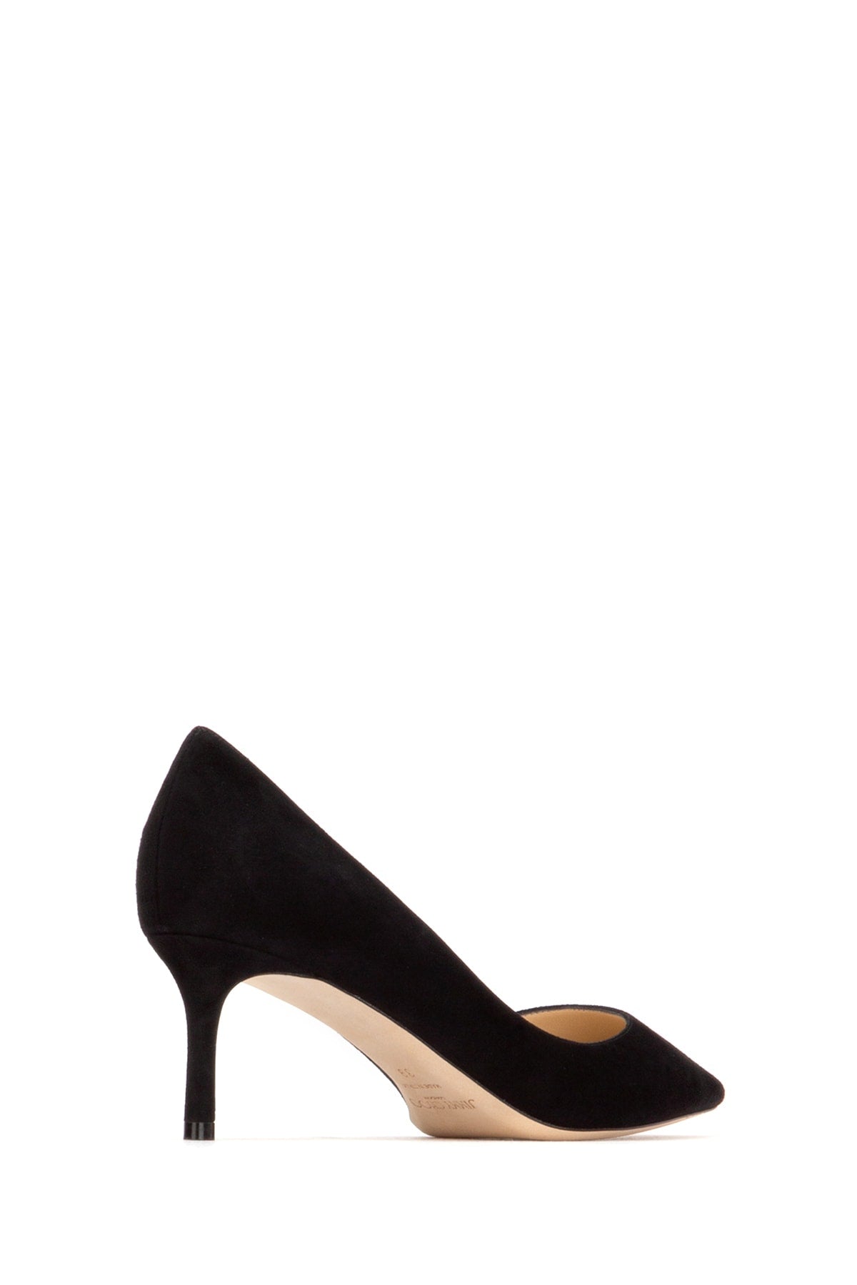 Black Leather Salpa Plastic Metal Scarpe Con Tacco