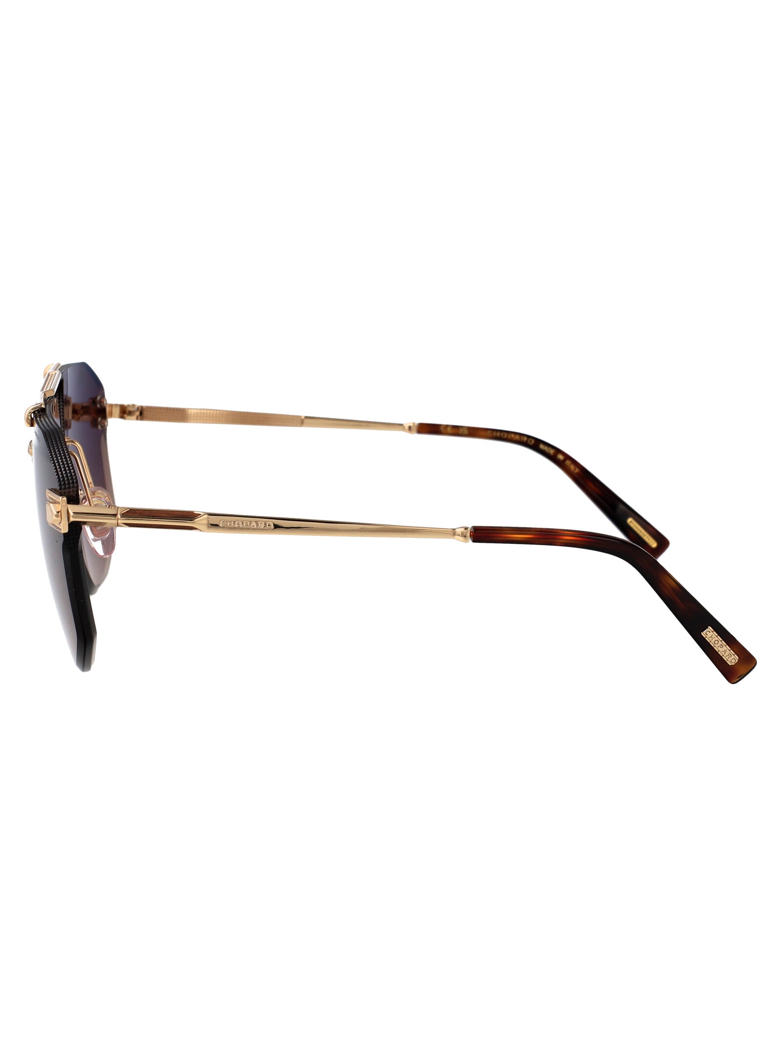 Schl23 0300 Oro Rose' Lucido Metal Sunglasses