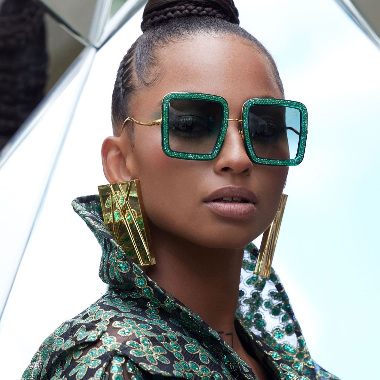S211-5203 Nd Acetate Sunglasses