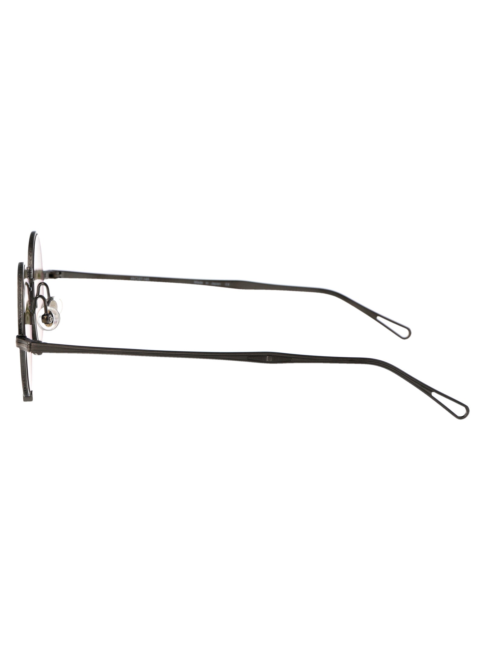 10601h As Antique Silver Café Brown Metal Sunglasses