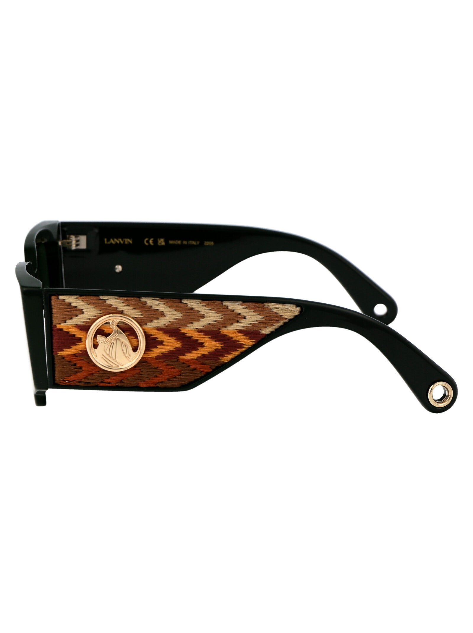 Lnv639s 318 Dark Green Acetate Sunglasses