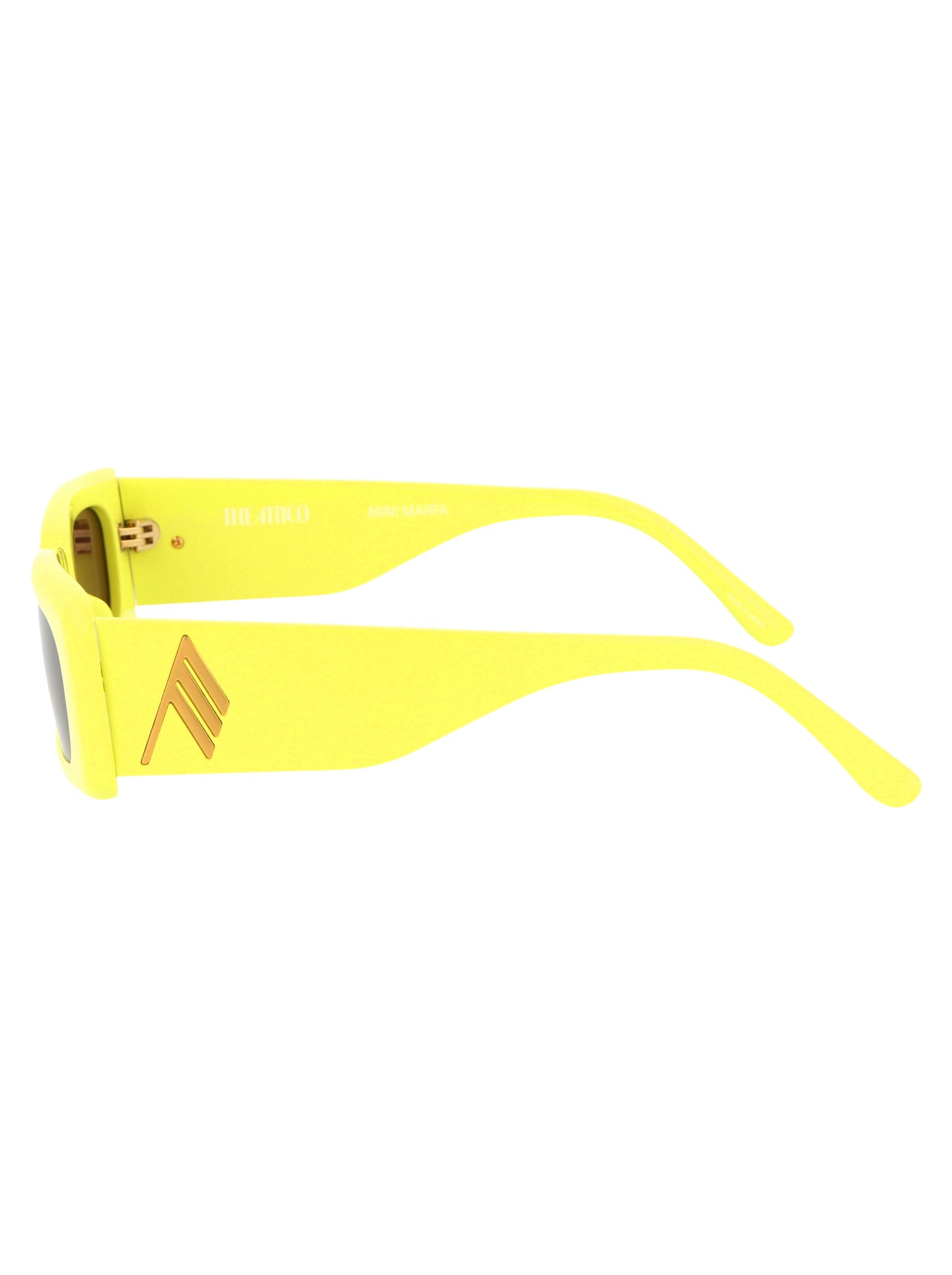 Attico16c12sun C12 Lemon/yellowgold/brown Acetate Sunglasses
