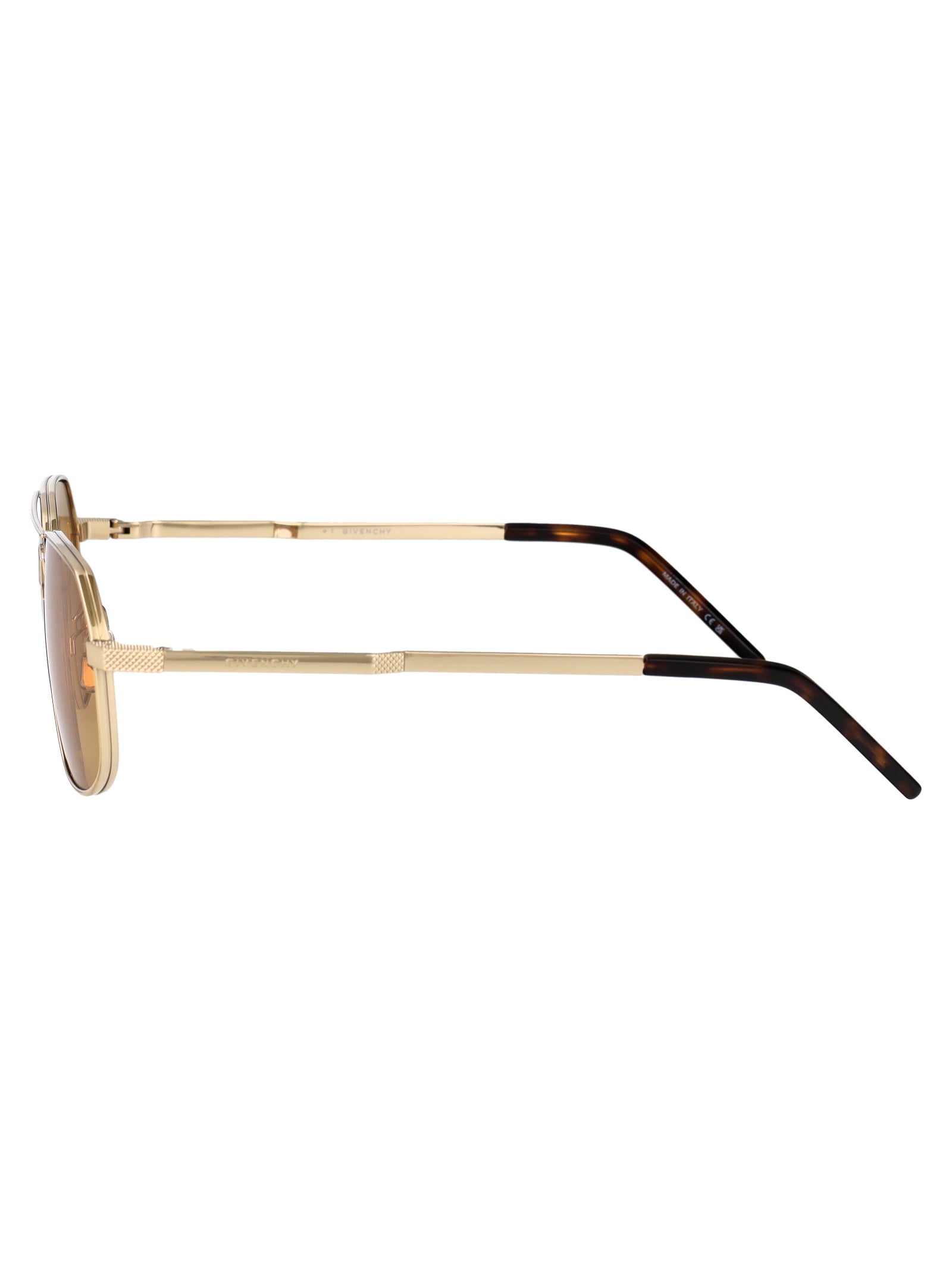 Gv40120u 32e Yellow Metal Sunglasses
