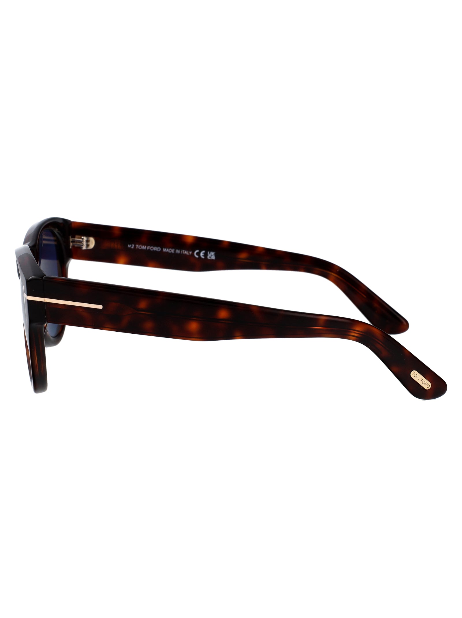 Ft1305 54v Avana Rossa / Blu Acetate Sunglasses