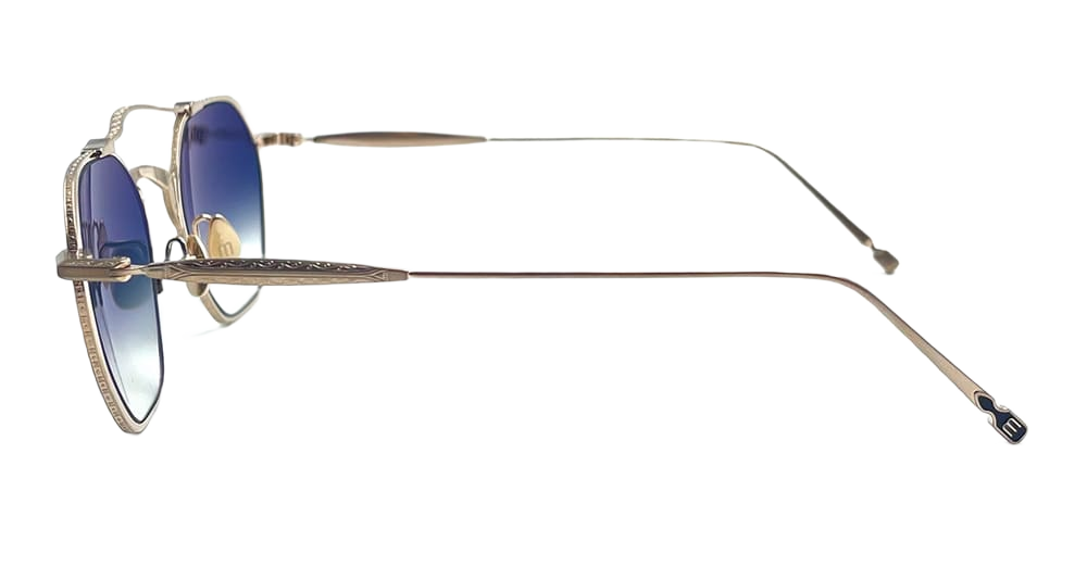 M3145 - Brushed Gold Titanium Sunglasses
