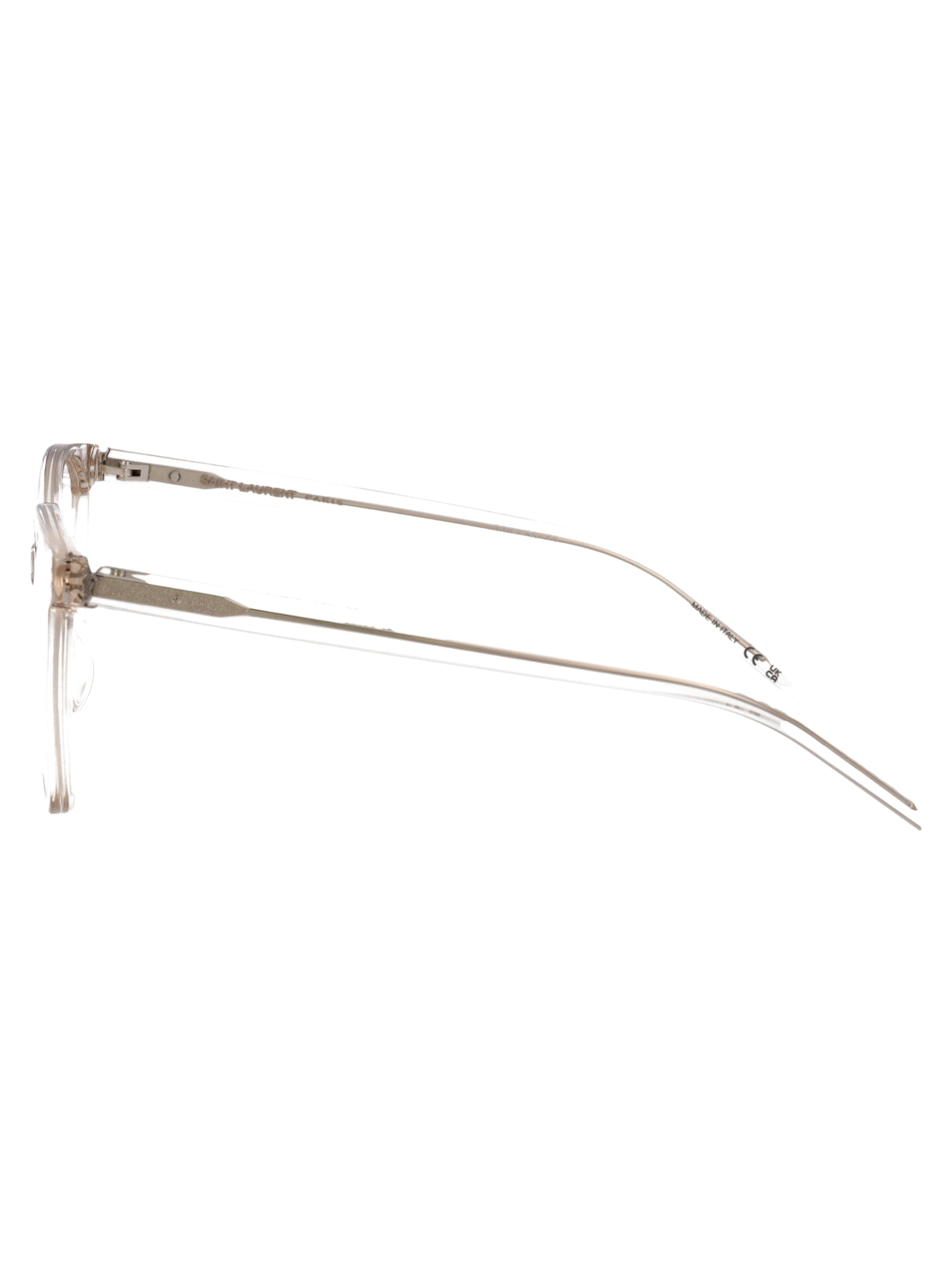 Sl M162 004 Beige-beige-transparent Acetate Optical