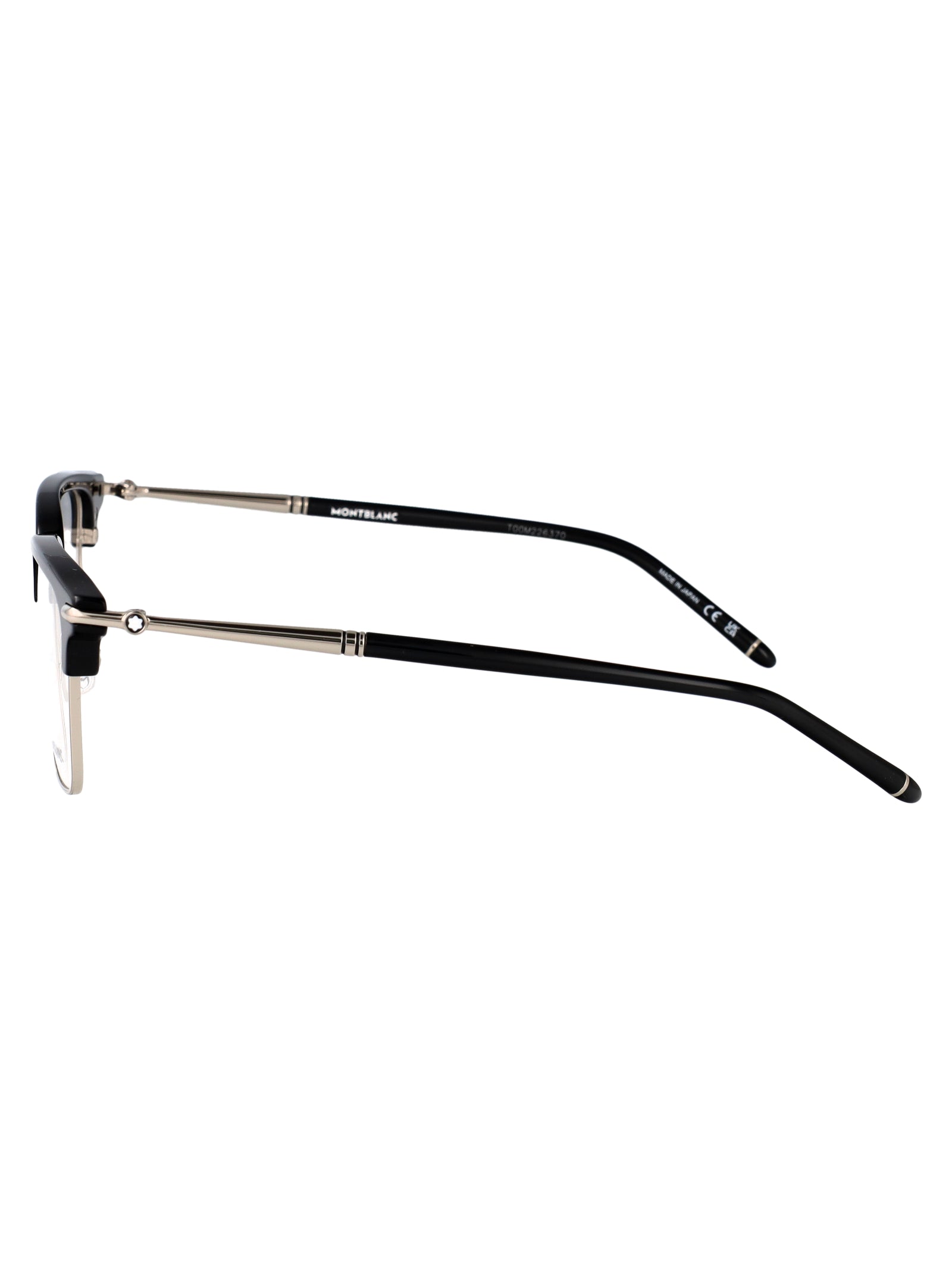Mb0243o 004 Black Transparent Metal Optical