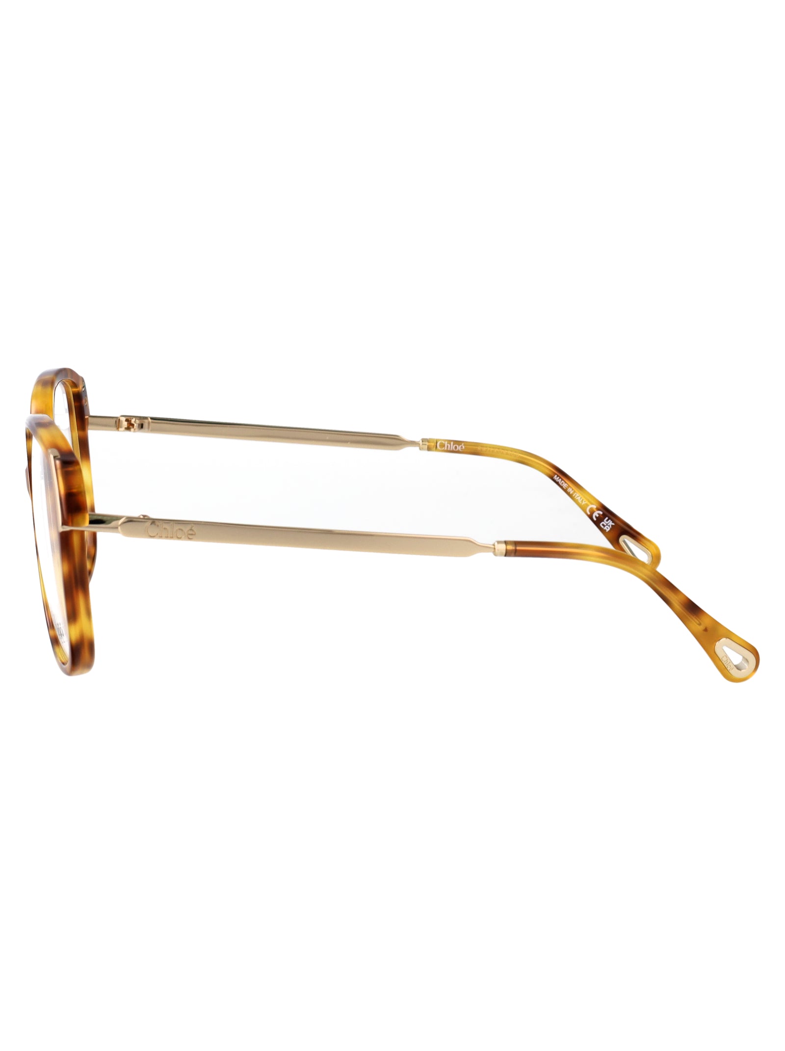 Ch0287o 008 Havana-gold-transparent Acetate Optical