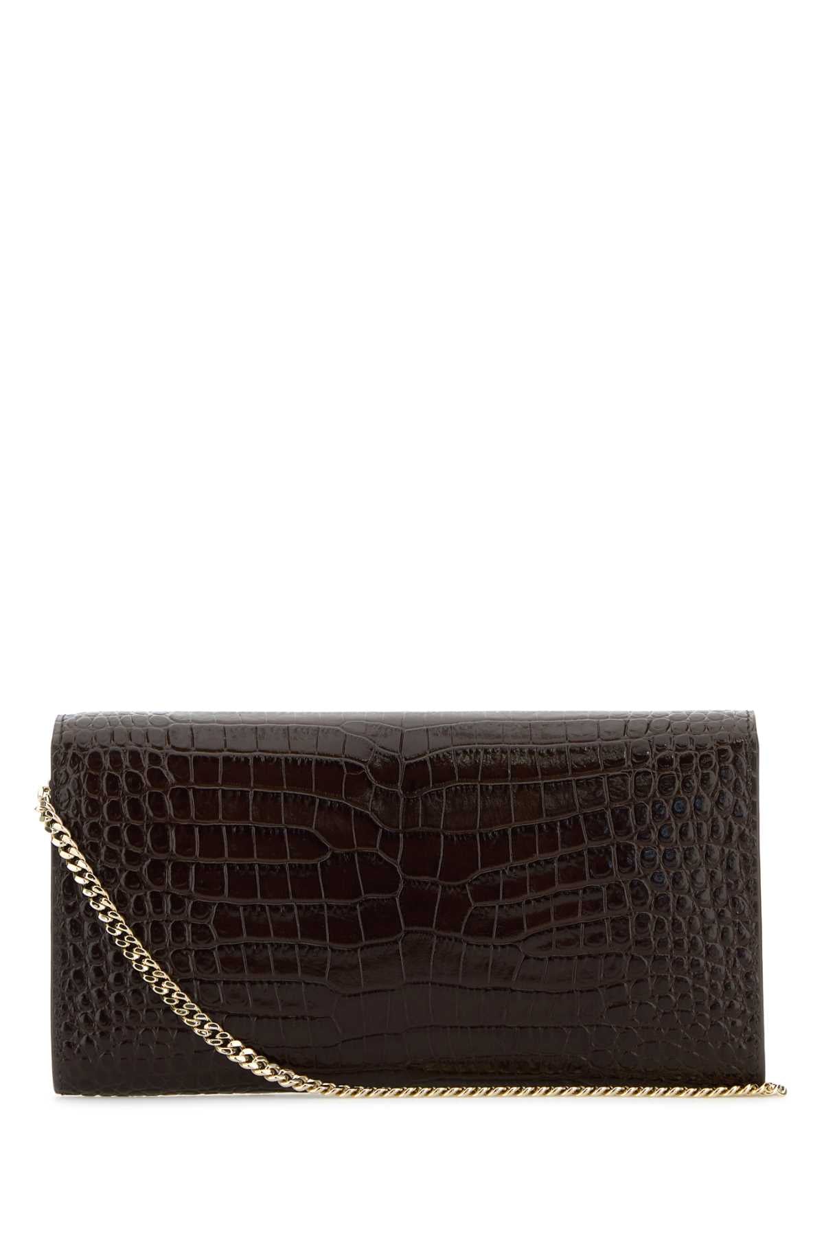 Chocolatelightgold Clutch
