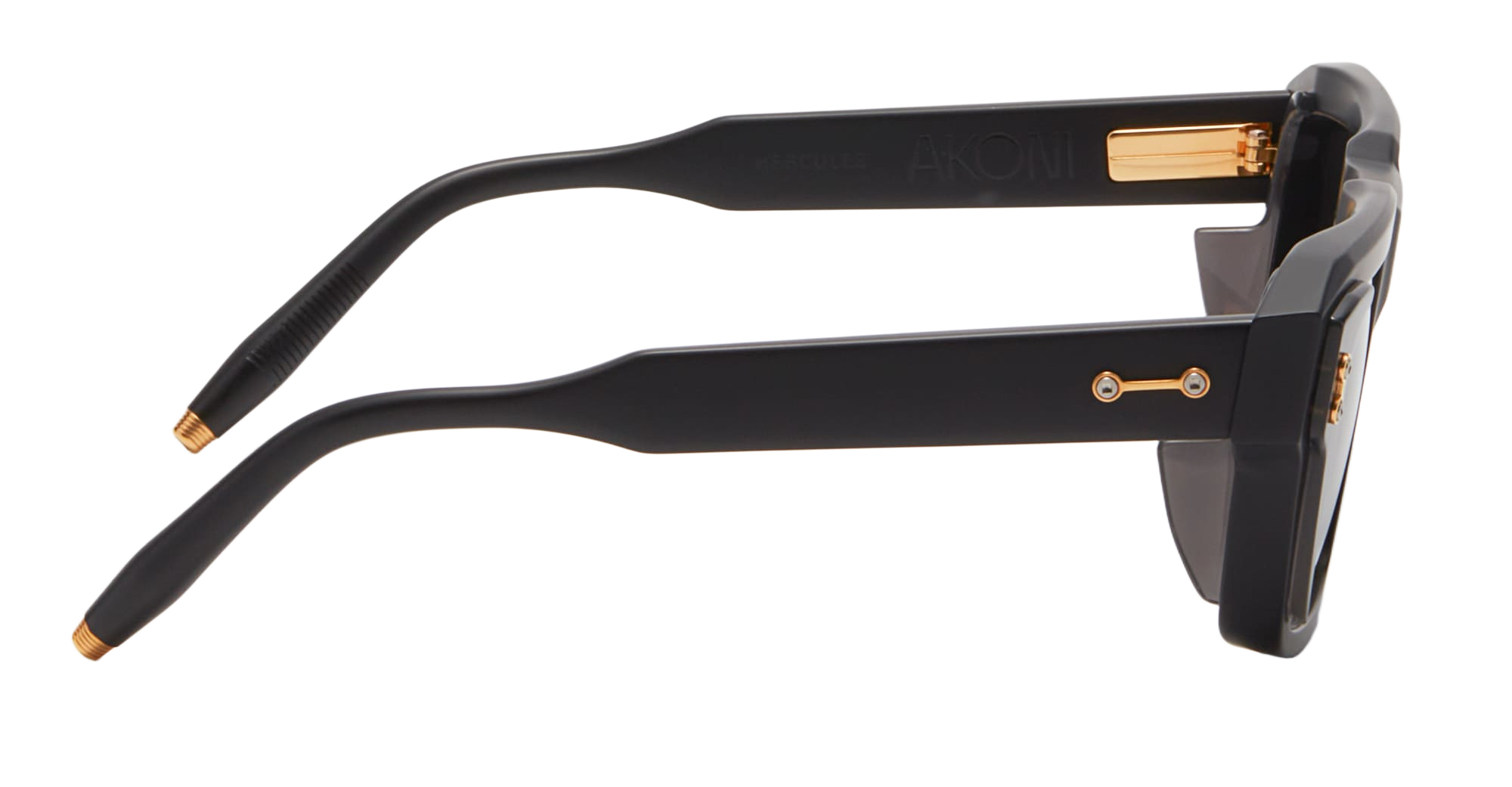 Hercules - Matte Black Acetate Sunglasses