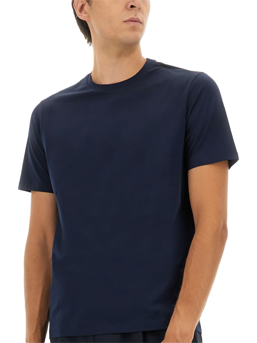 Cotton T-Shirt Blue Elastan T-shirts