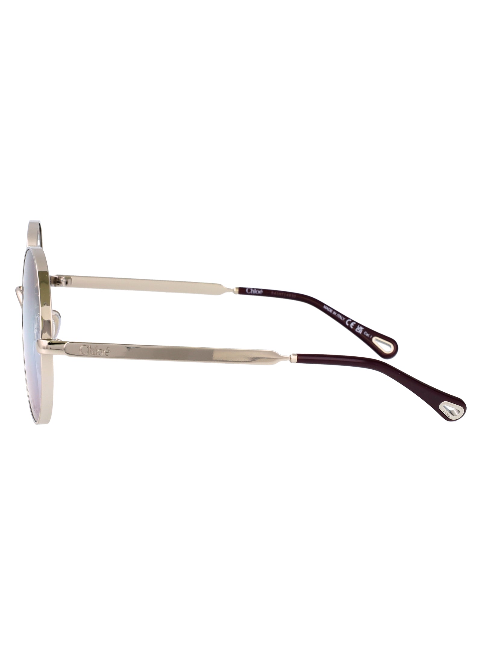 Ch0321s 003 Silver-silver-light Blue Metal Sunglasses
