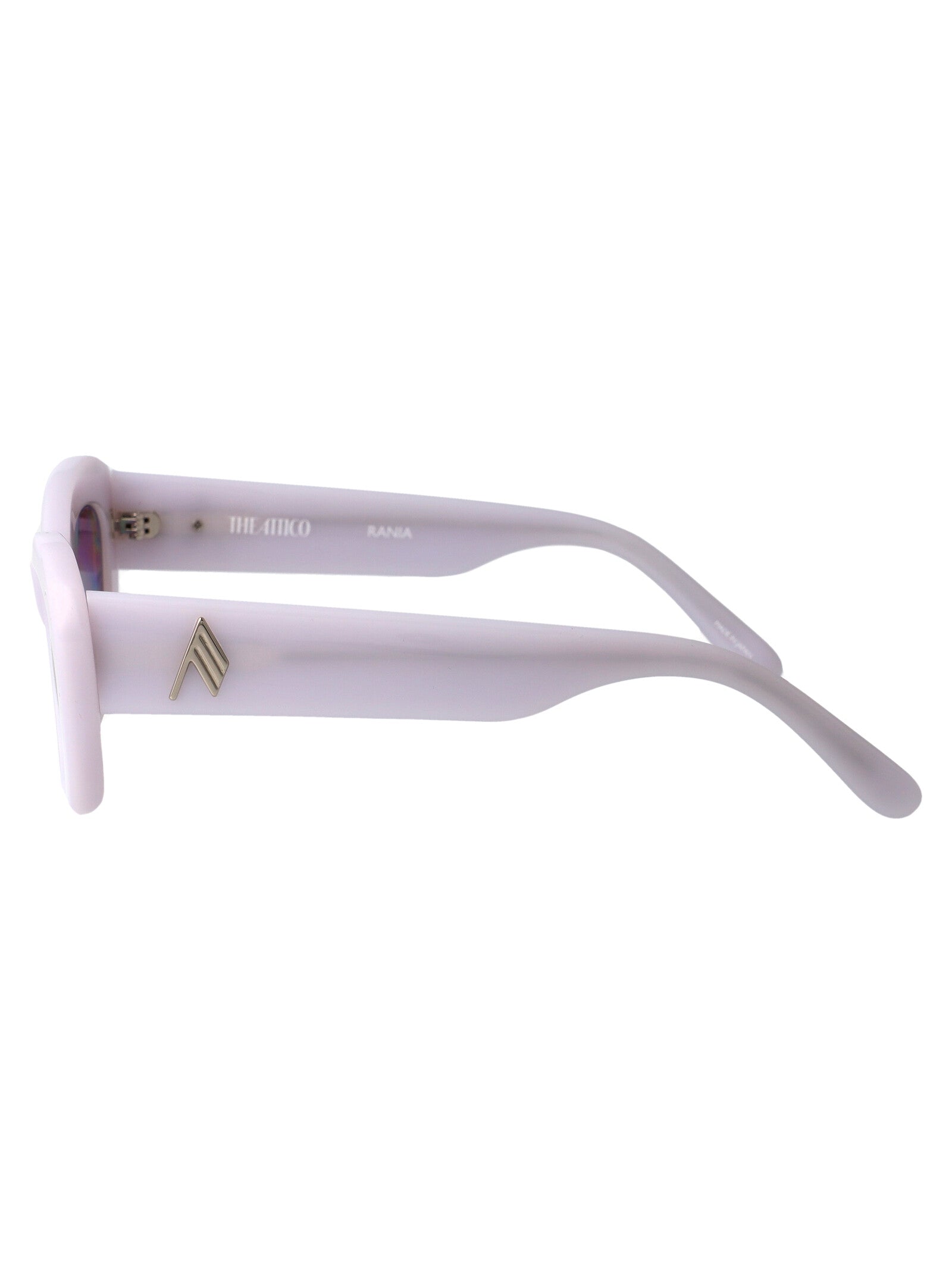 Attico63c3sun C3 Grey/silver/silvermirror Acetate Sunglasses