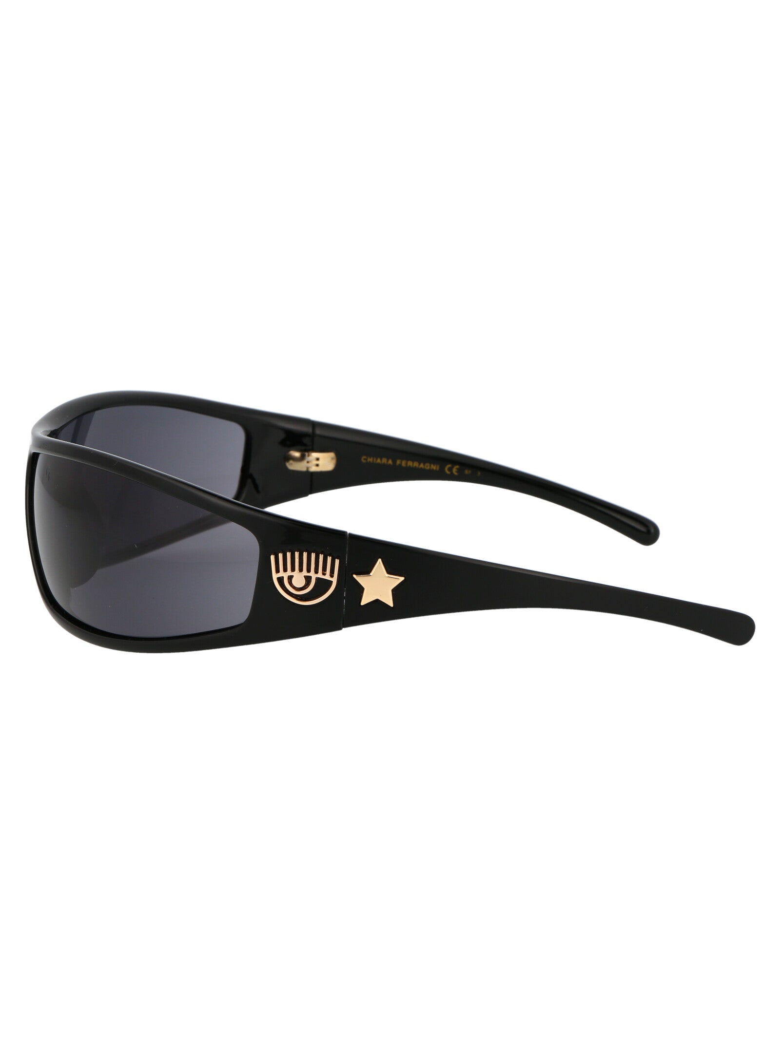 Cf 7017-S 807ir Black Acetate Sunglasses
