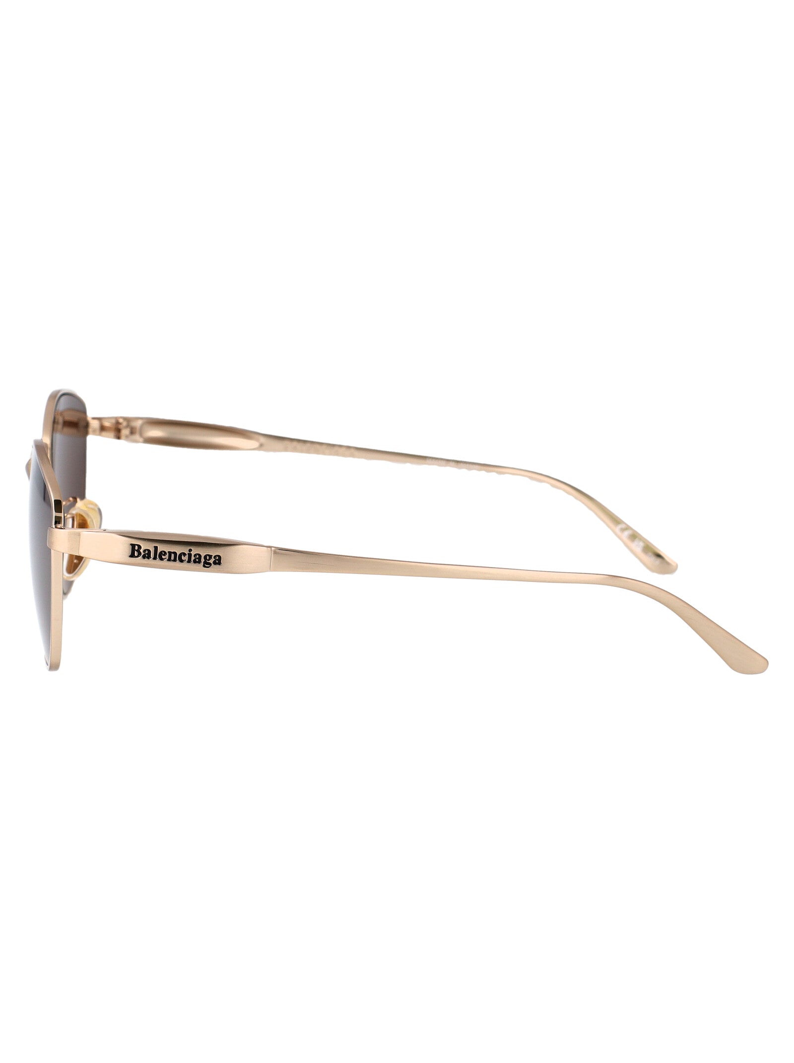 Bb0358sk 003 Gold-gold-brown Metal Sunglasses