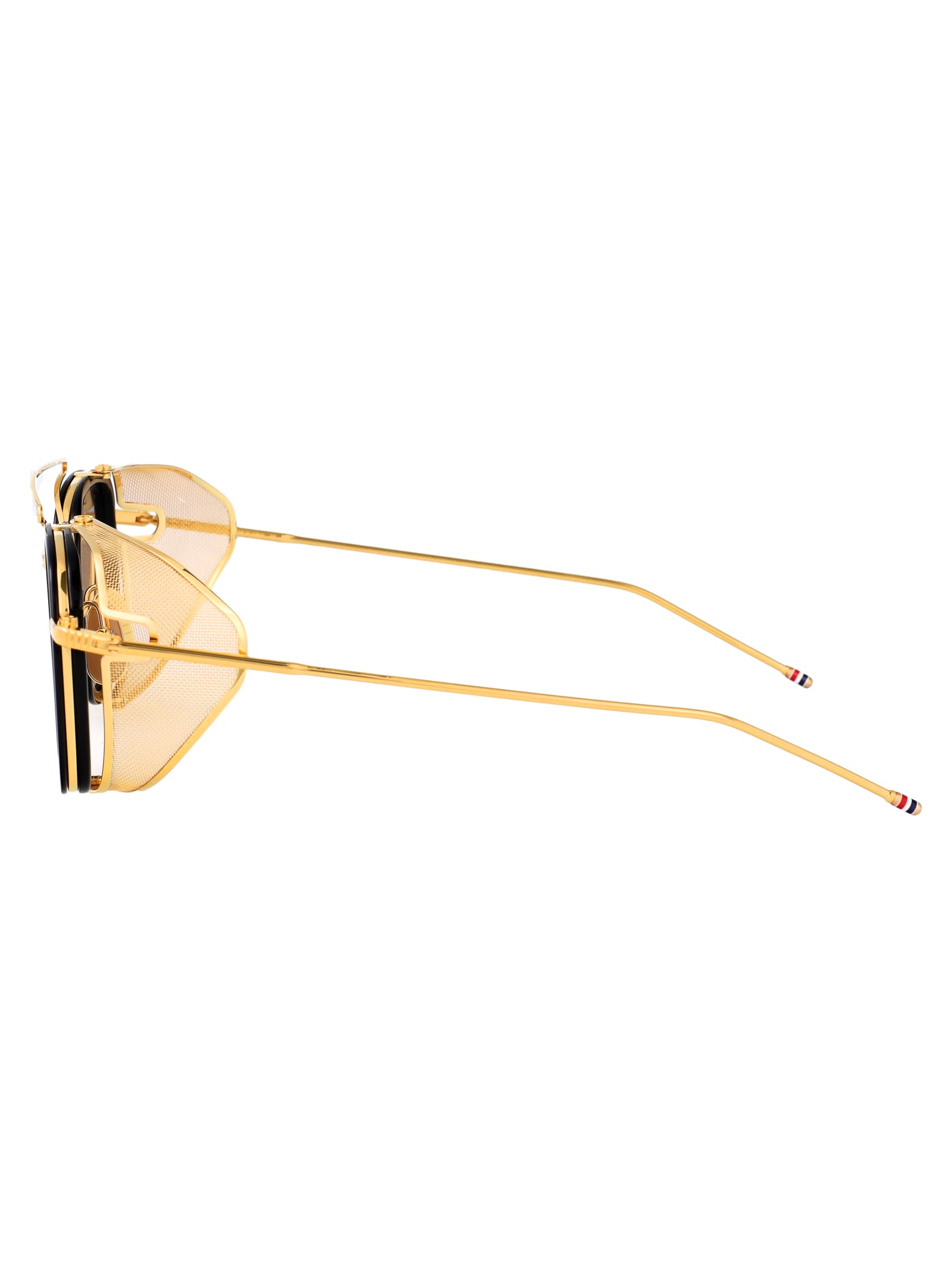 Ues808a-G0003 001 Shiny Black 18k Gold Titanium Acetate + Sunglasses