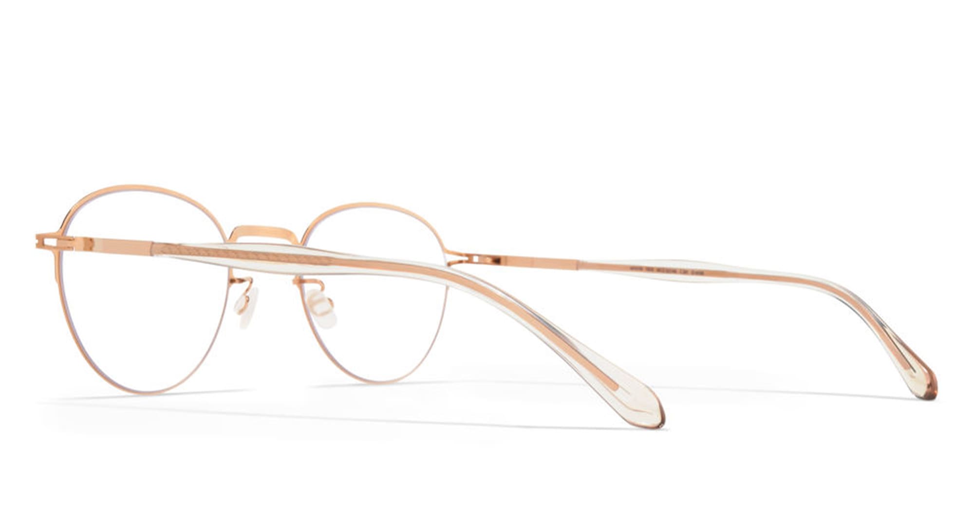 Tate - Champagne Gold Rx Stainless Steel Eyeglasses
