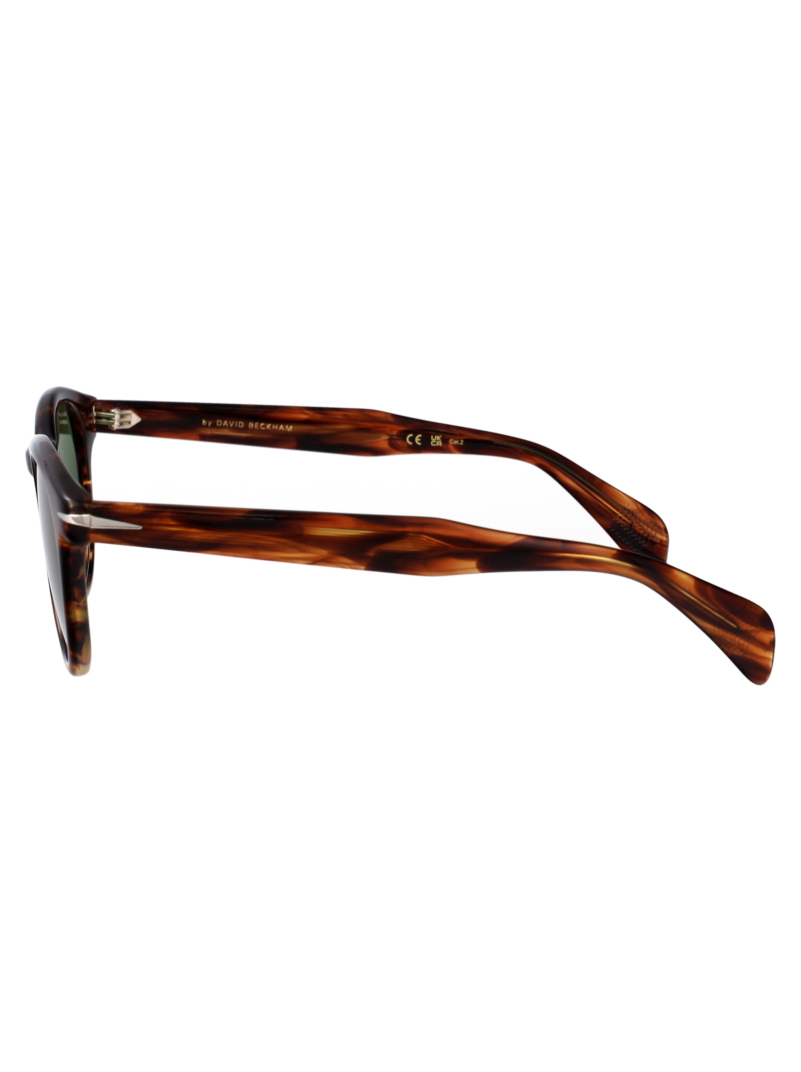 Db 1198-S Ex4 Brown Horn Acetate Sunglasses
