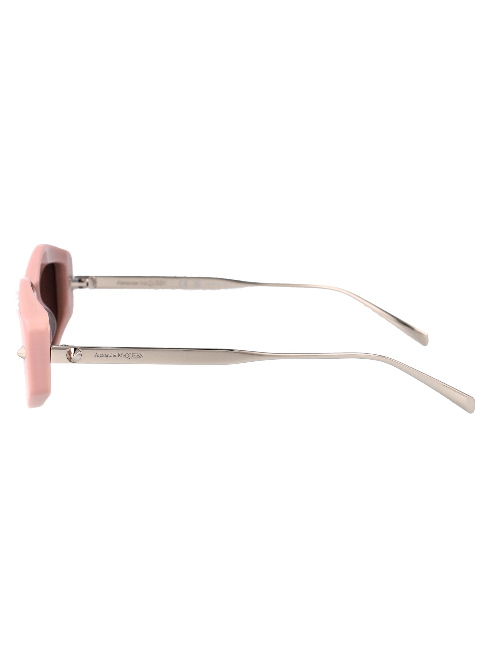 Am0482s 003 Pink-silver-grey Metal Sunglasses