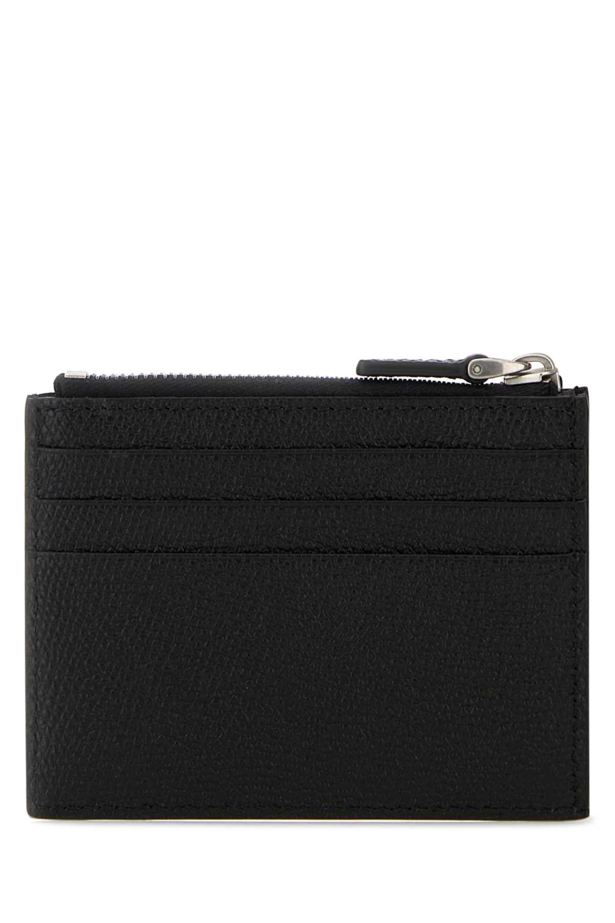 8y2p0ap8uag 0no Nero Calf Leather - Bos Taurus Portafogli