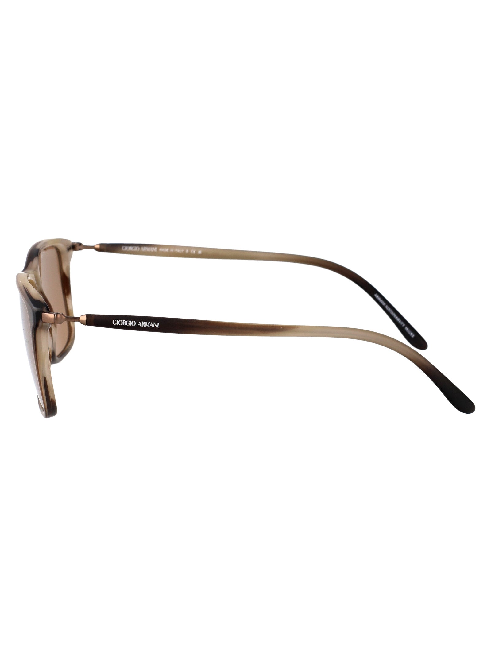0ar8218 6167m4 Matte Brown Acetate Sunglasses