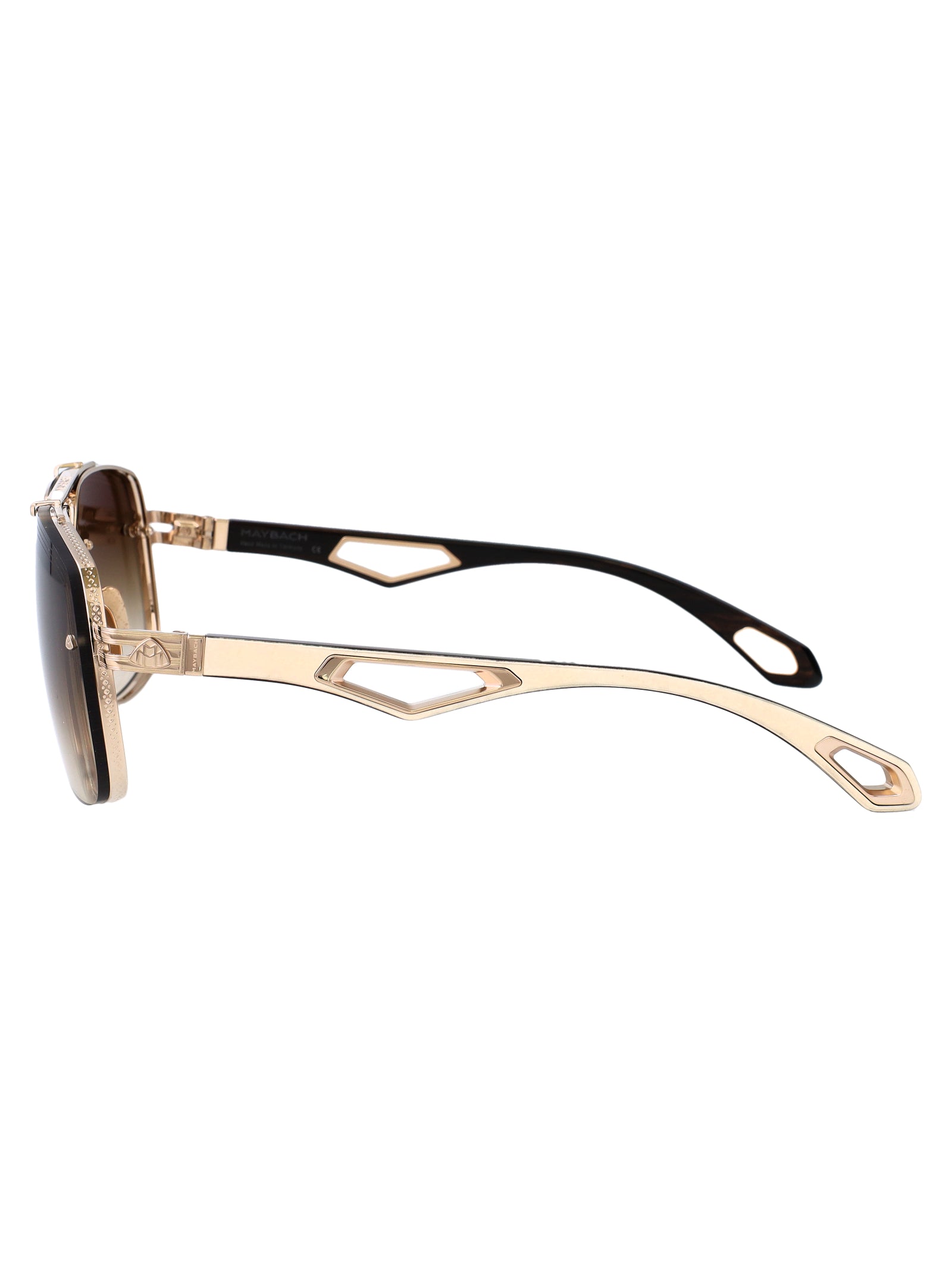 The King Ii Chg-Wbd-Z62 Champagne Gold Plated Titanium Sunglasses