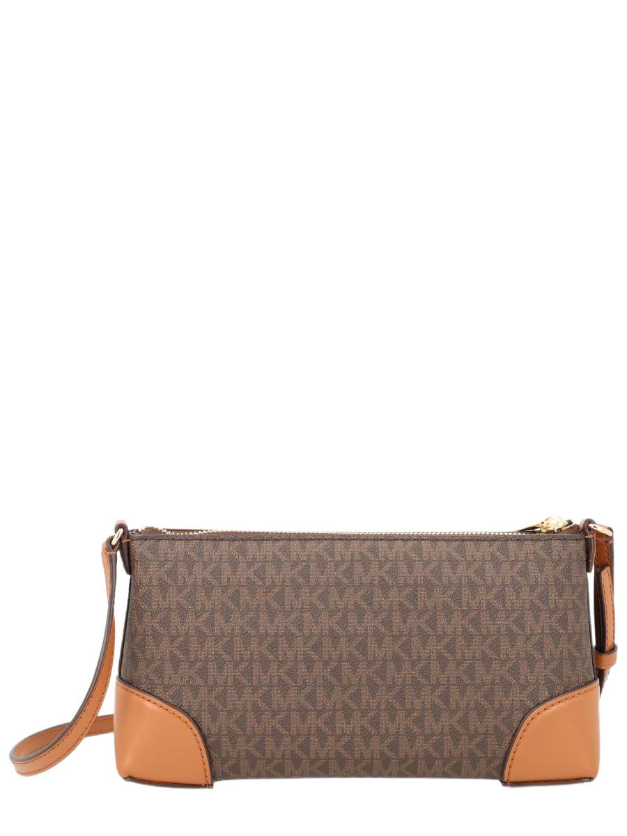 Shoulder Bag With Logo Brown Crossbody