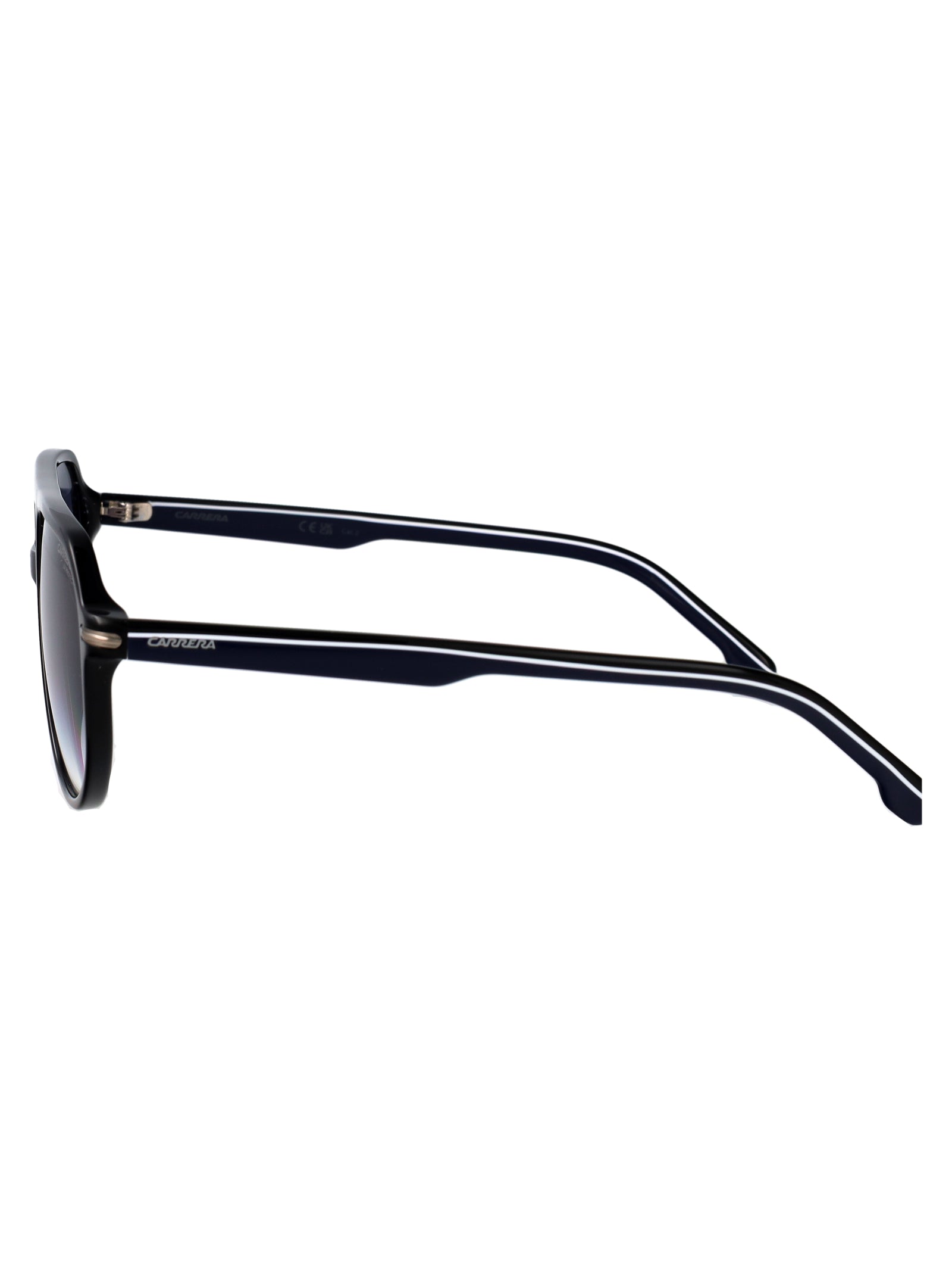 Carrera 375-S D51 Black Blue Acetate Sunglasses