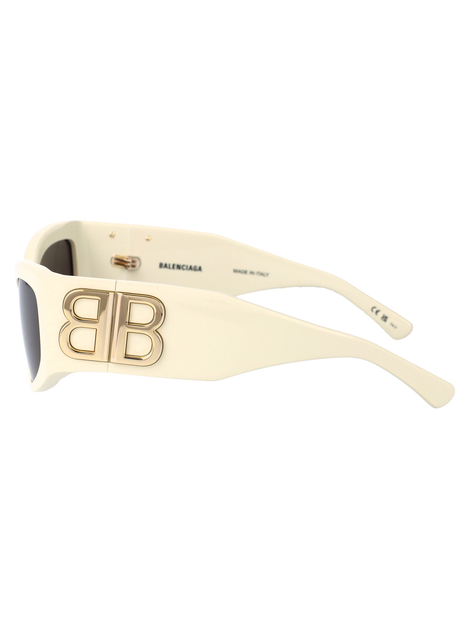Bb0321s 010 Ivory-ivory-grey Acetate Sunglasses